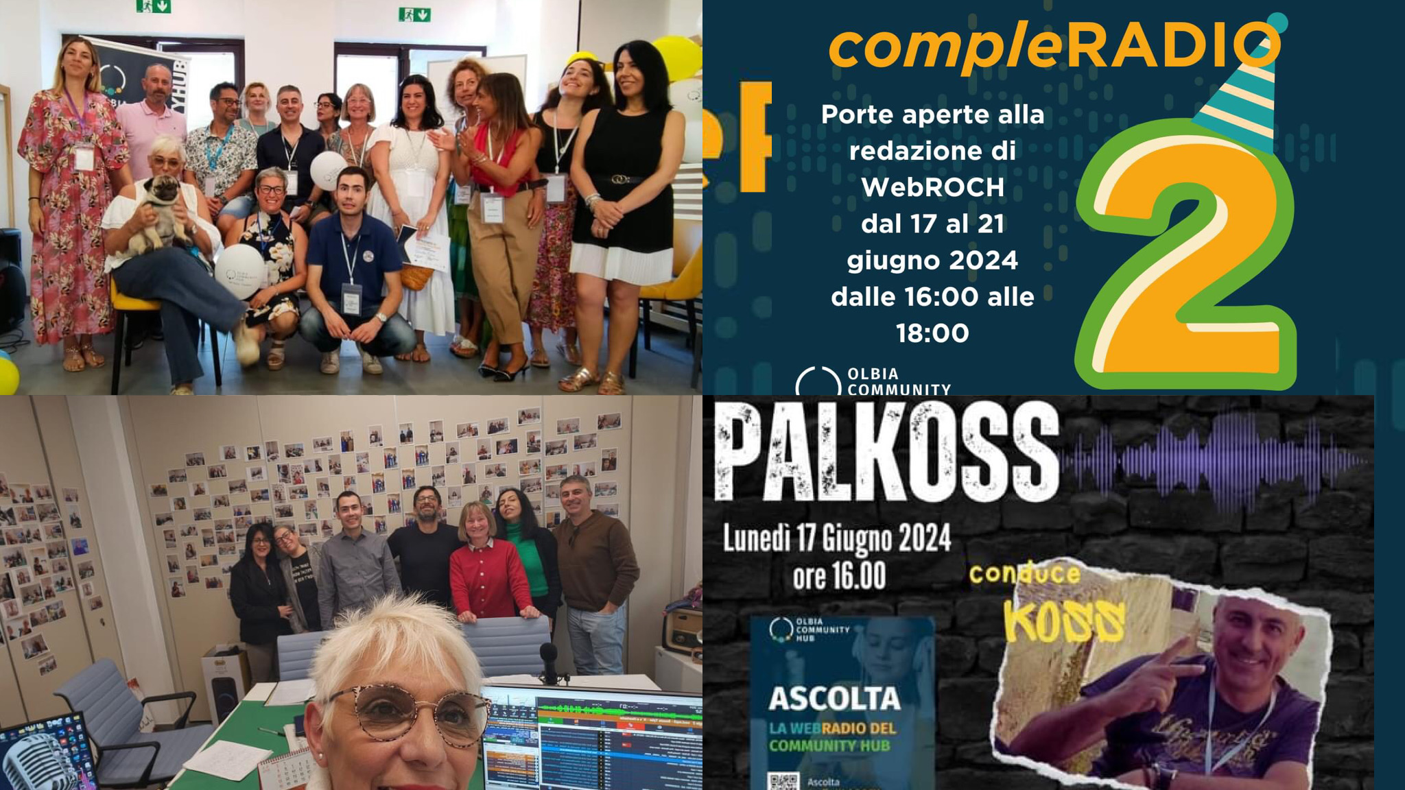 Olbia, il Community hub festeggia il CompleRadio