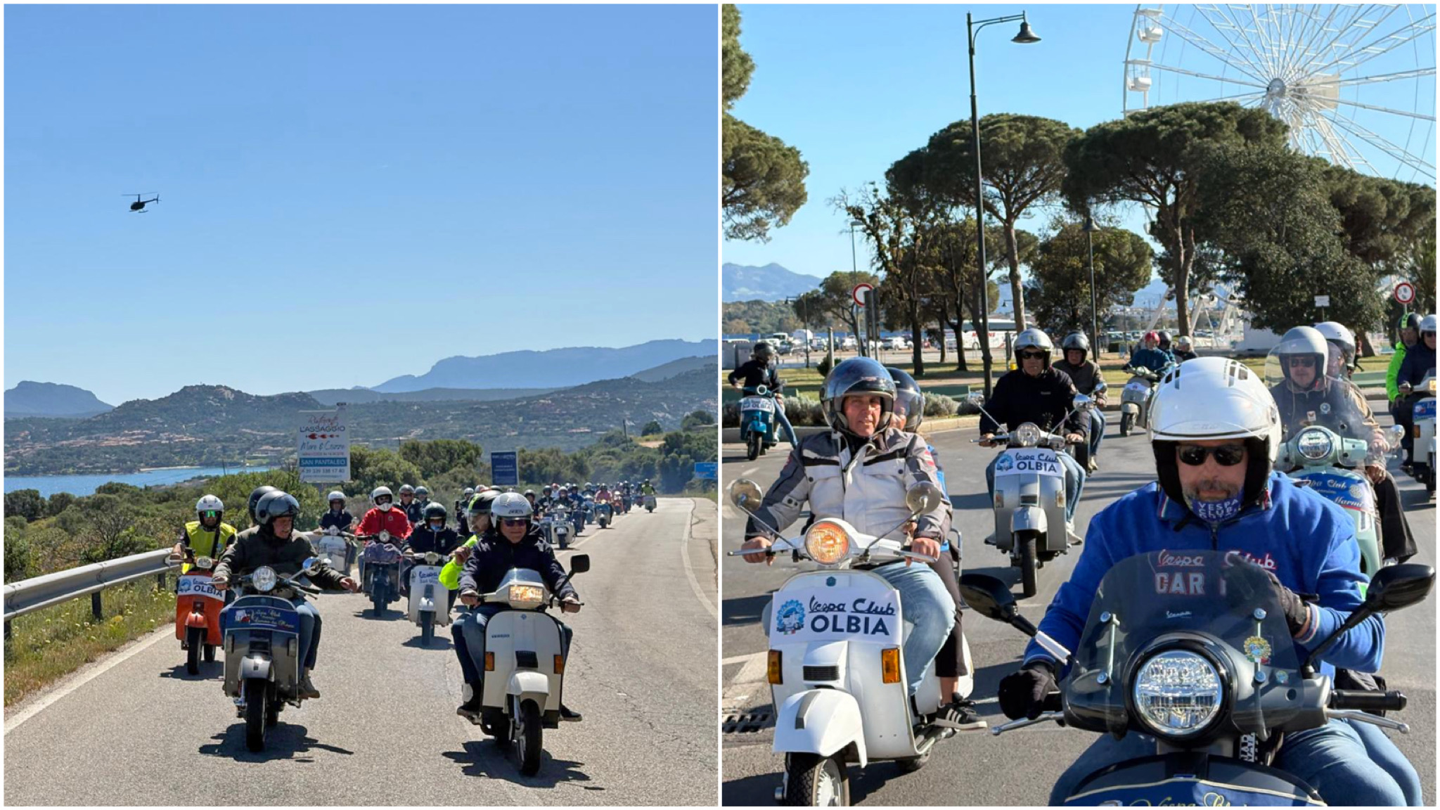 Olbia, grande successo per il Raduno Nazionale Vespa