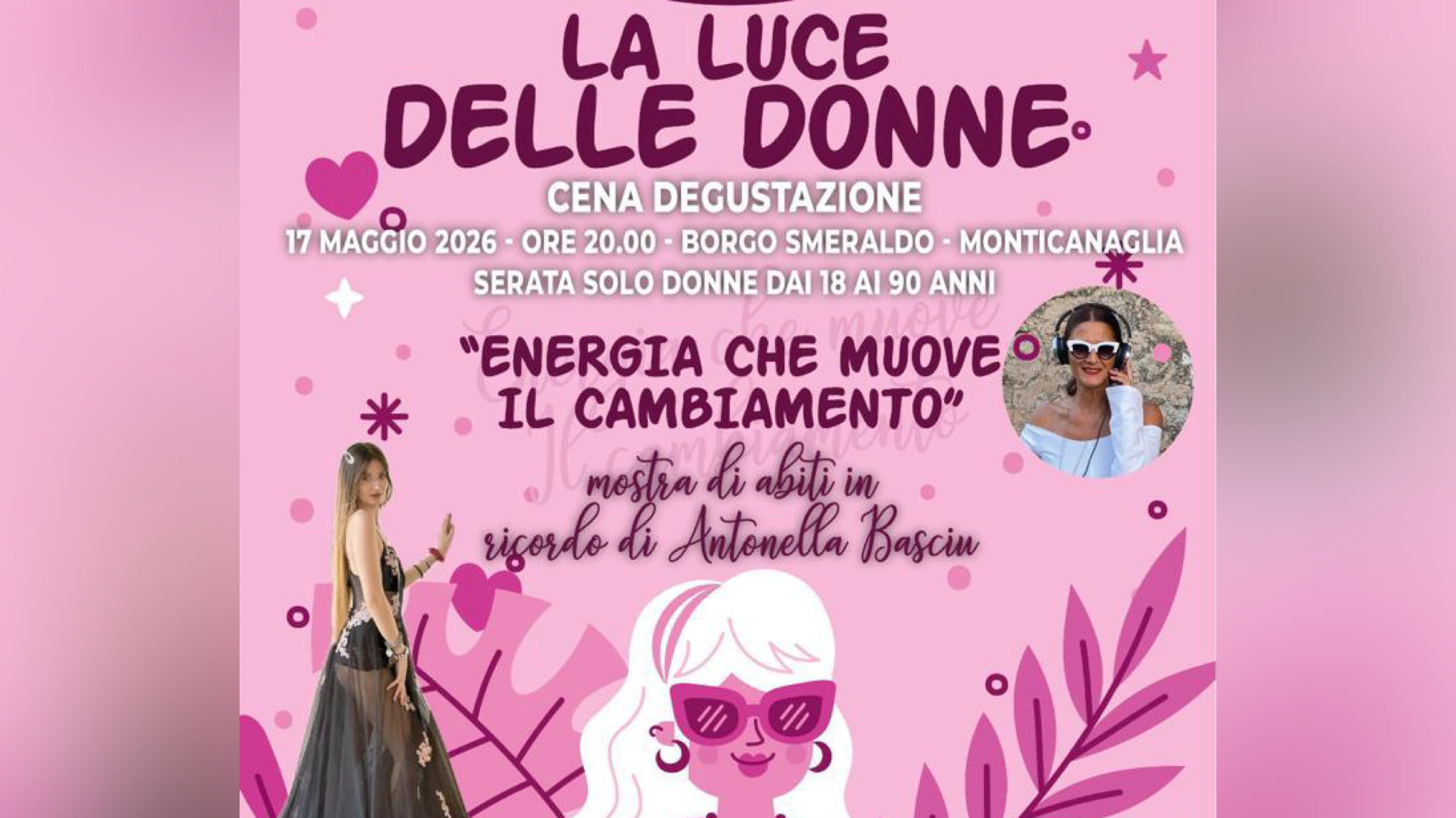 A Monticanaglia brilla “La luce delle donne”