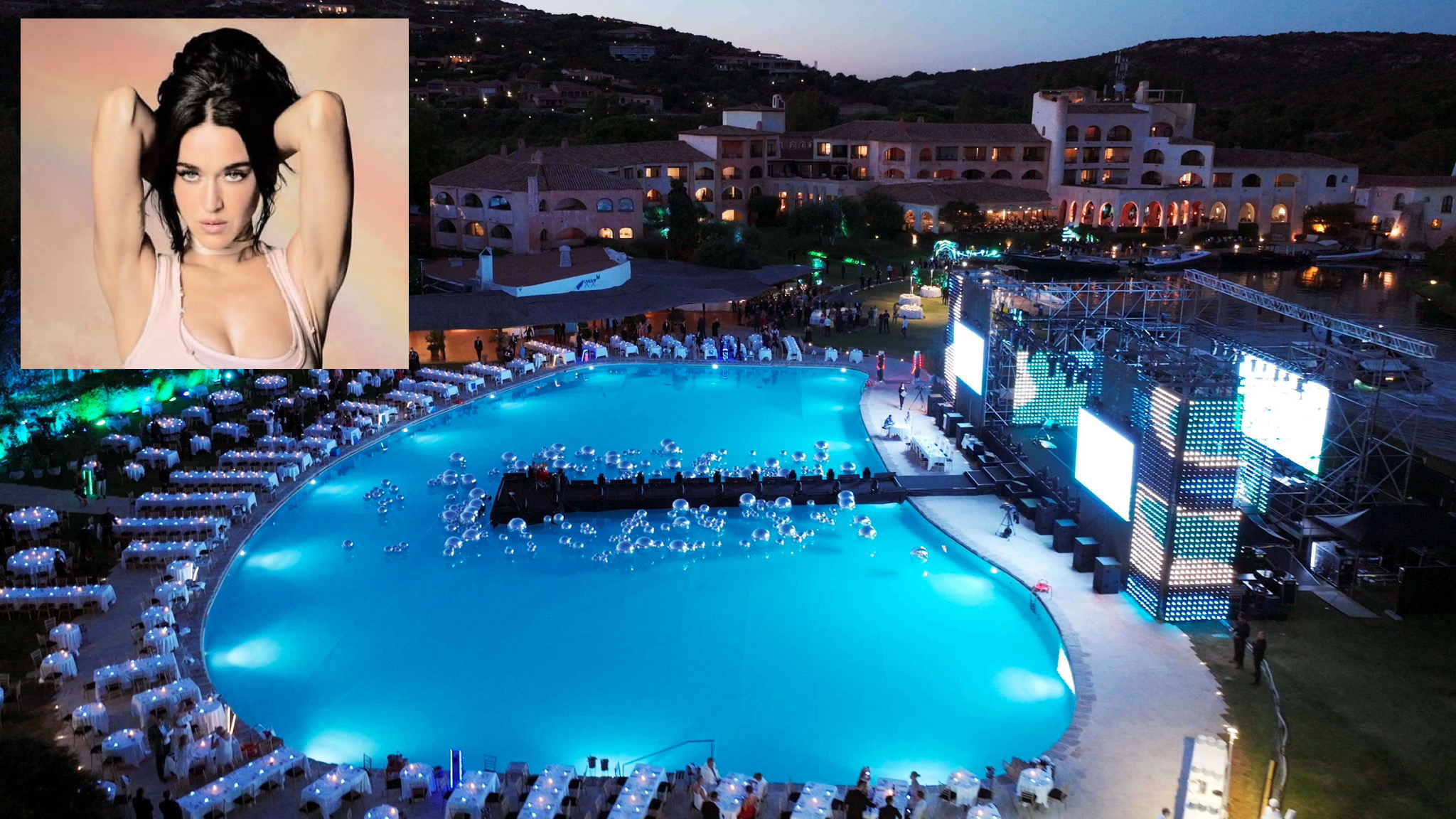 Katy Perry al Cala di Volpe: la pop star sul palco più esclusivo della Costa Smeralda