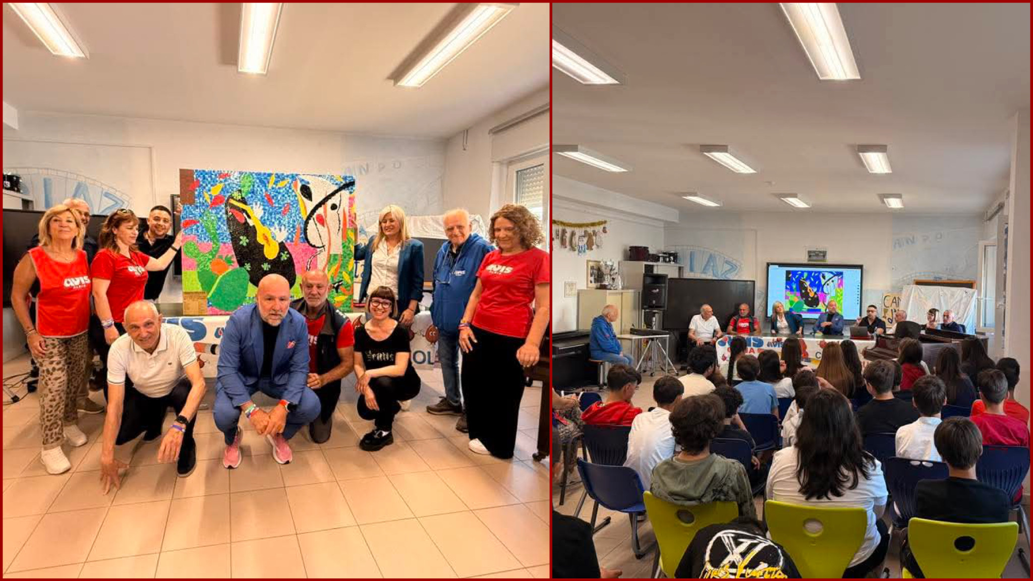 AvisOlbia e Scuole medie:collaborazione e solidarietà condivise attraverso l’arte
