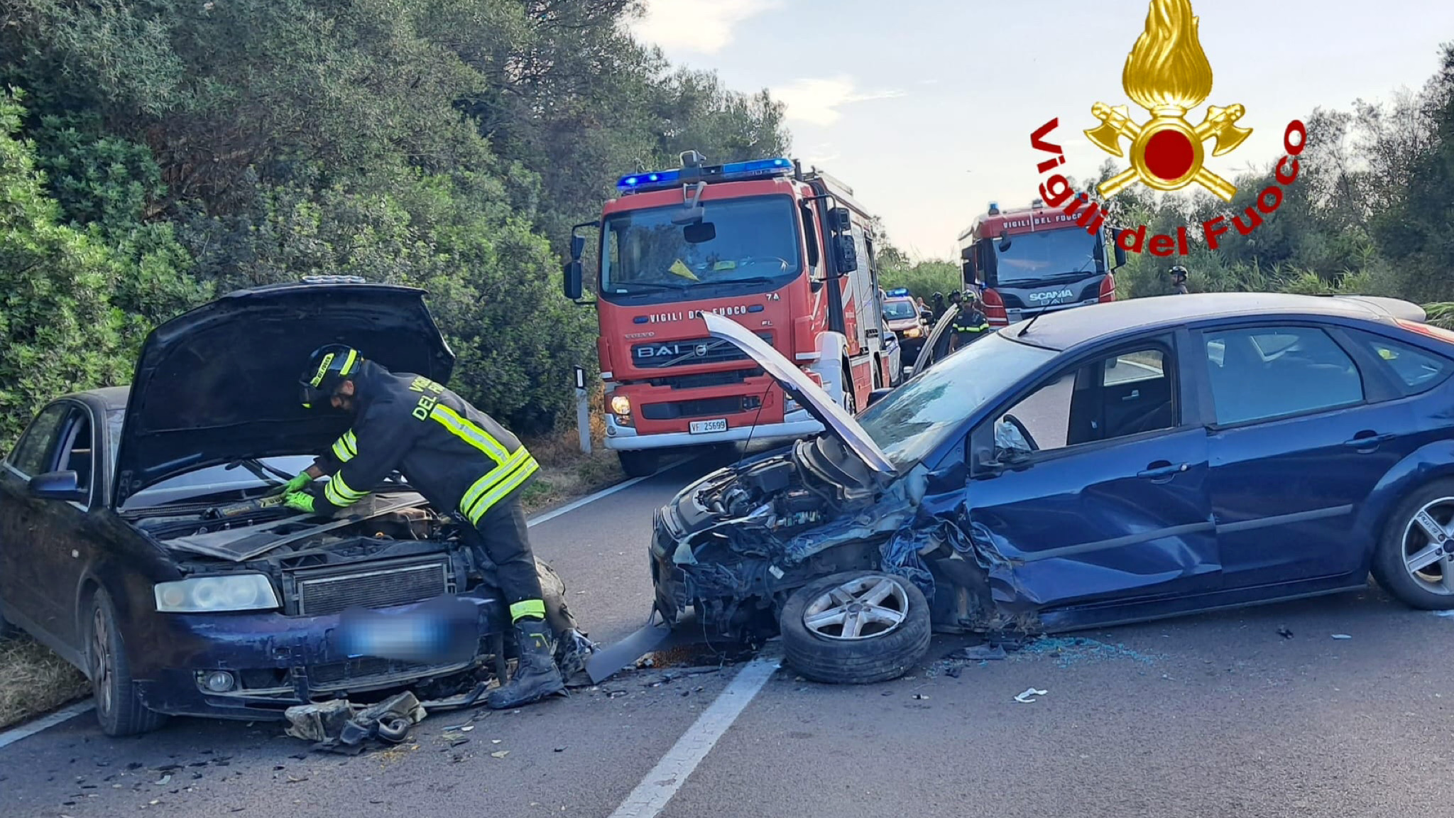 Olbia, tre auto coinvolte in un incidente nei pressi del Mater: un ferito