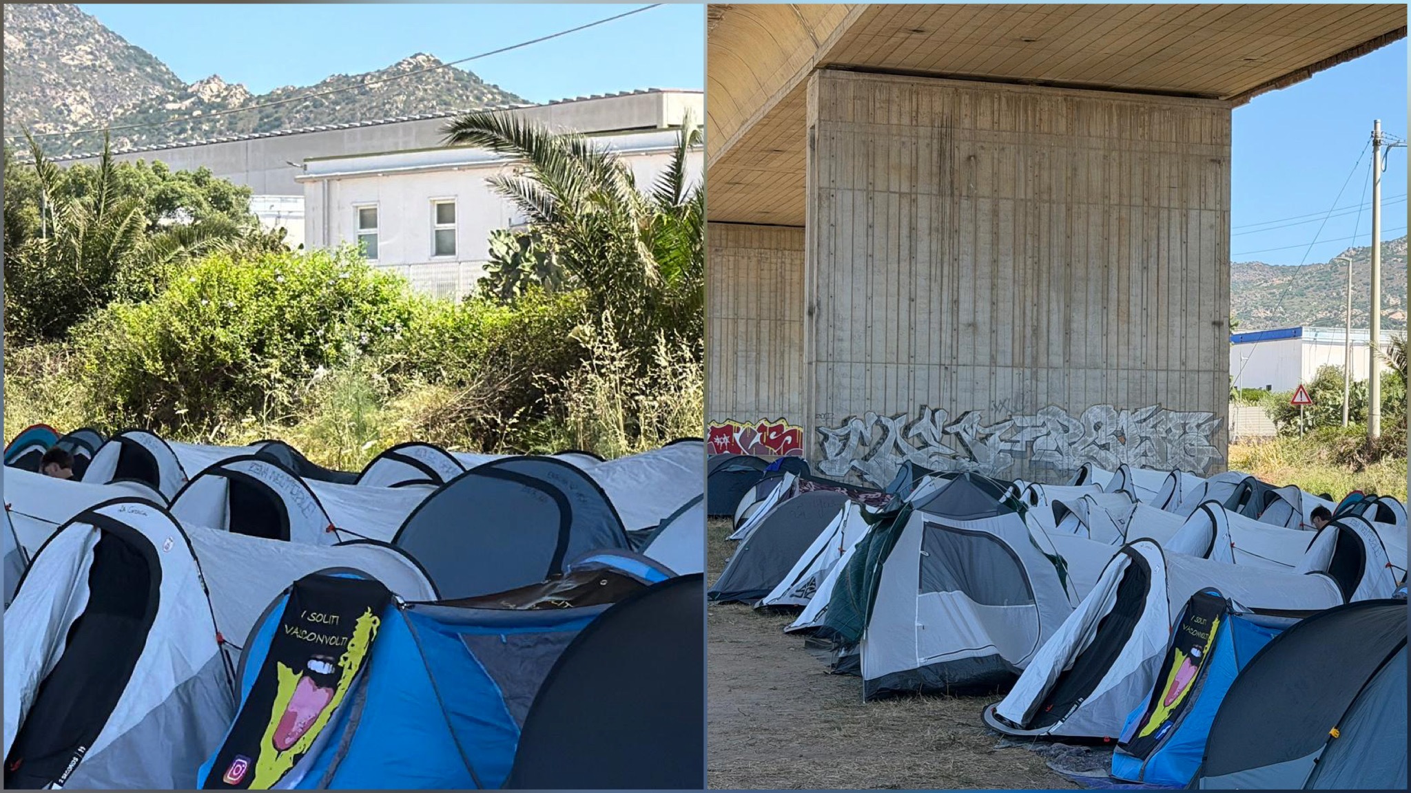 Olbia, il popolo di Vasco nei pressi dell’Olbia Arena