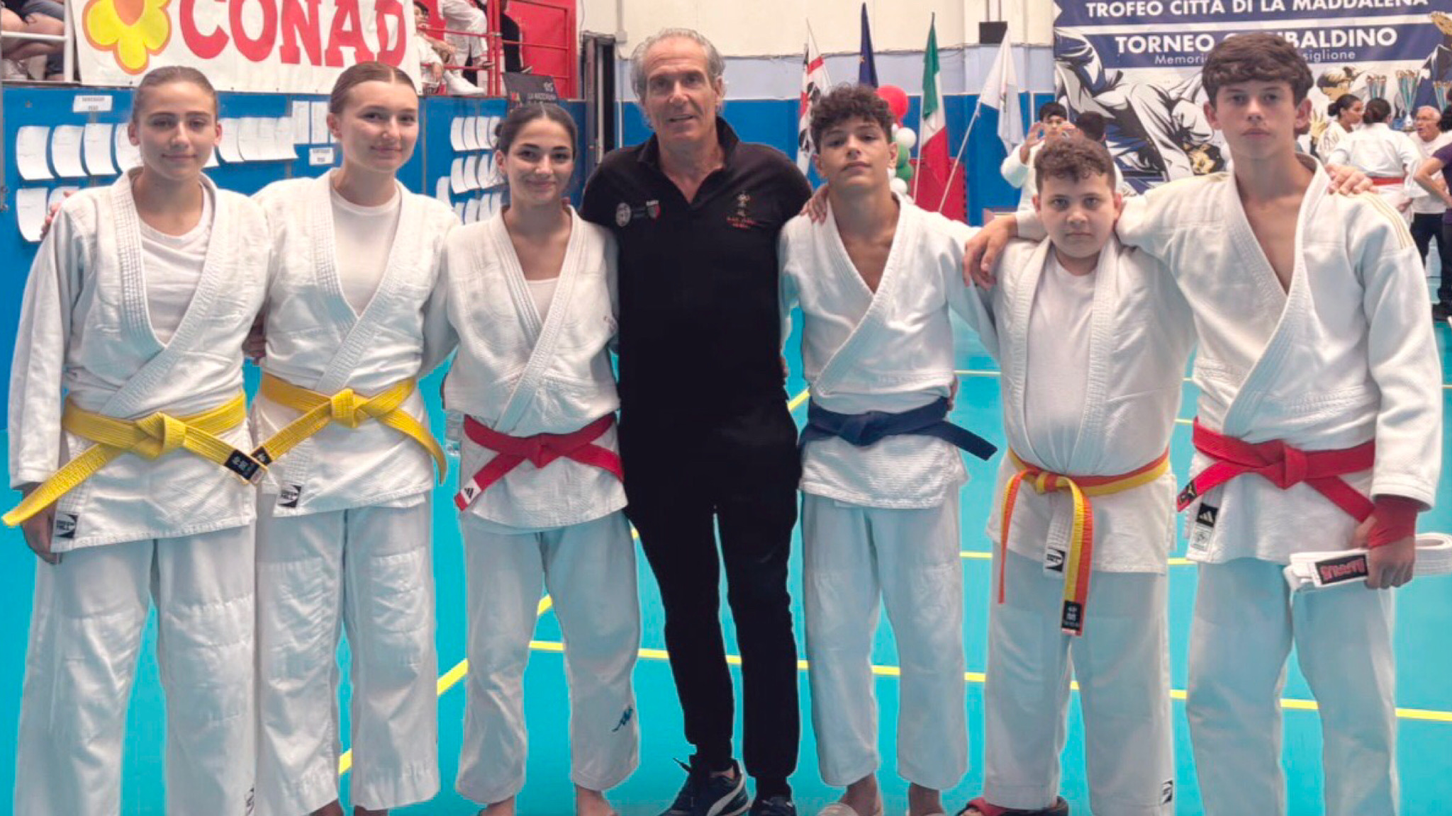 Kan Judo Olbia: pioggia di medaglie nelle due giornate del trofeo de La Maddalena