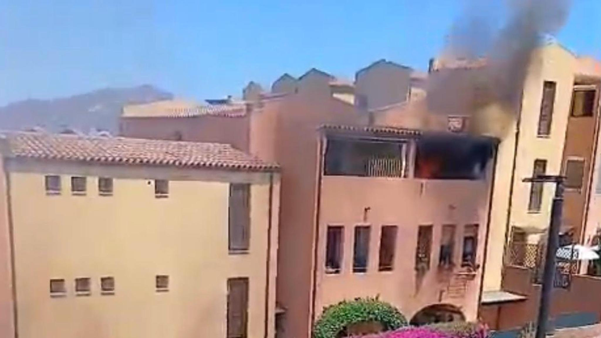 Olbia, appartamento in fiamme in zona Olbia Mare