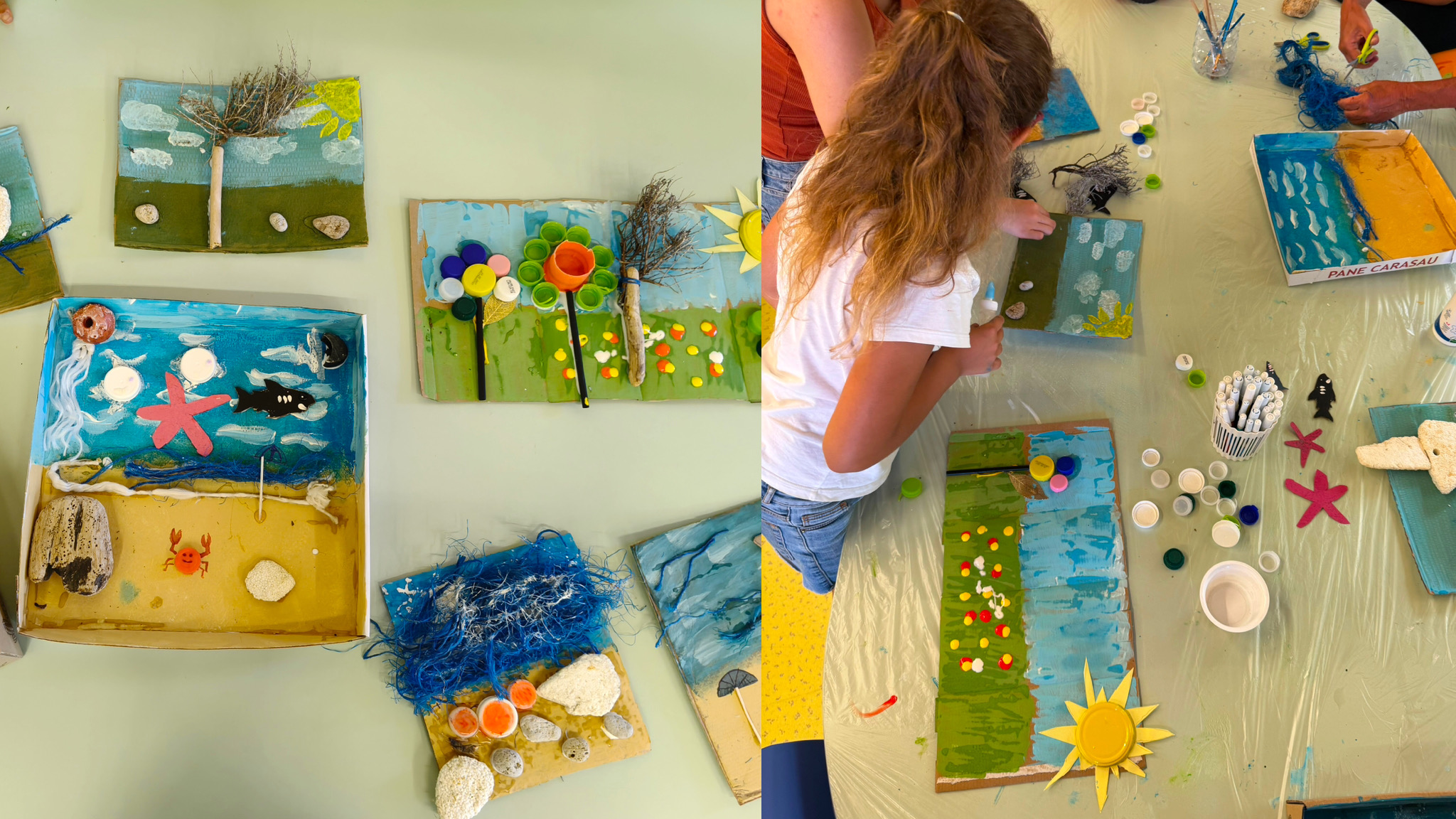 A Palau si è concluso Fantaplastica, l’atelier di pittura creativa