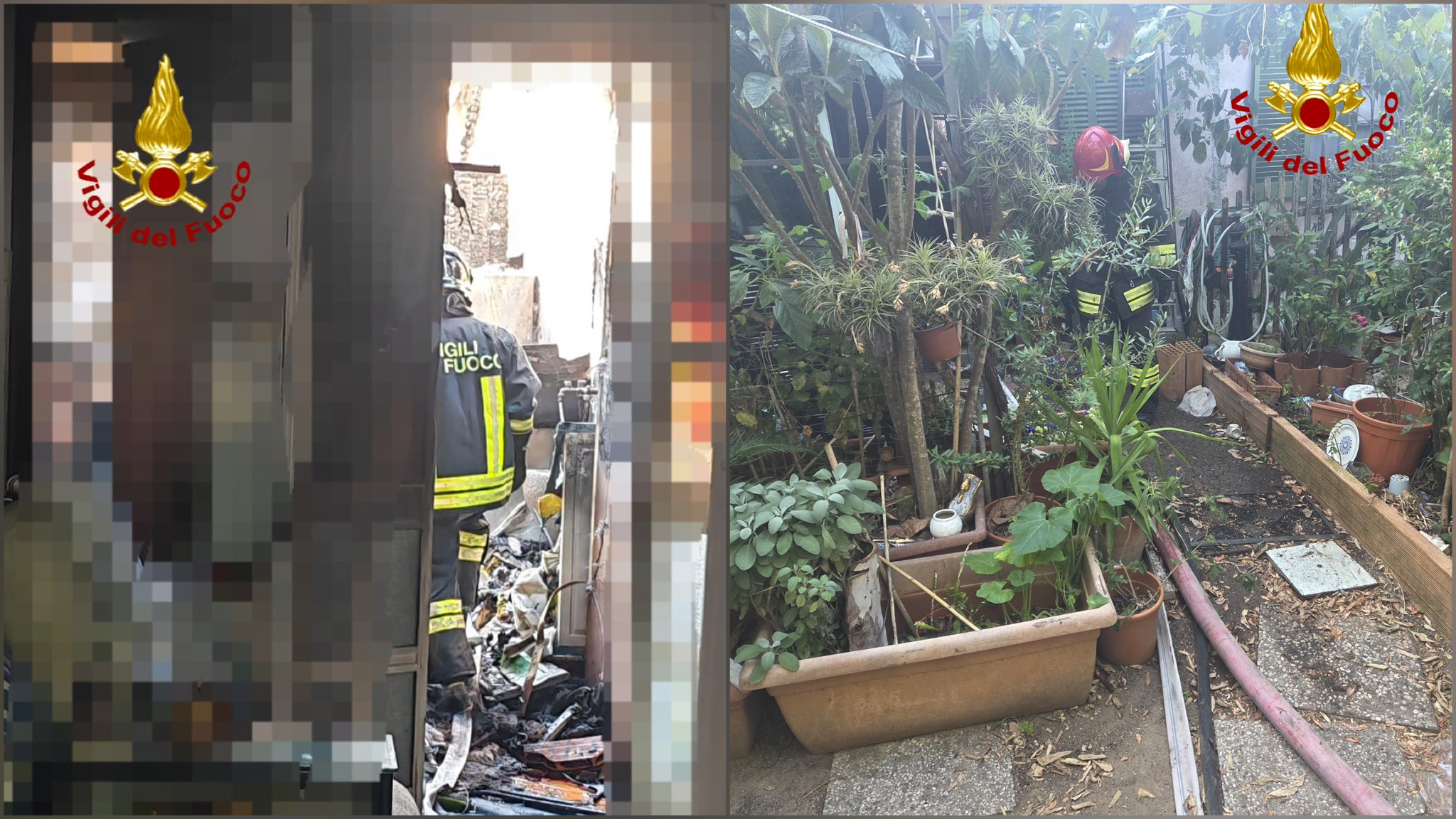 Palau, incendio in un appartamento