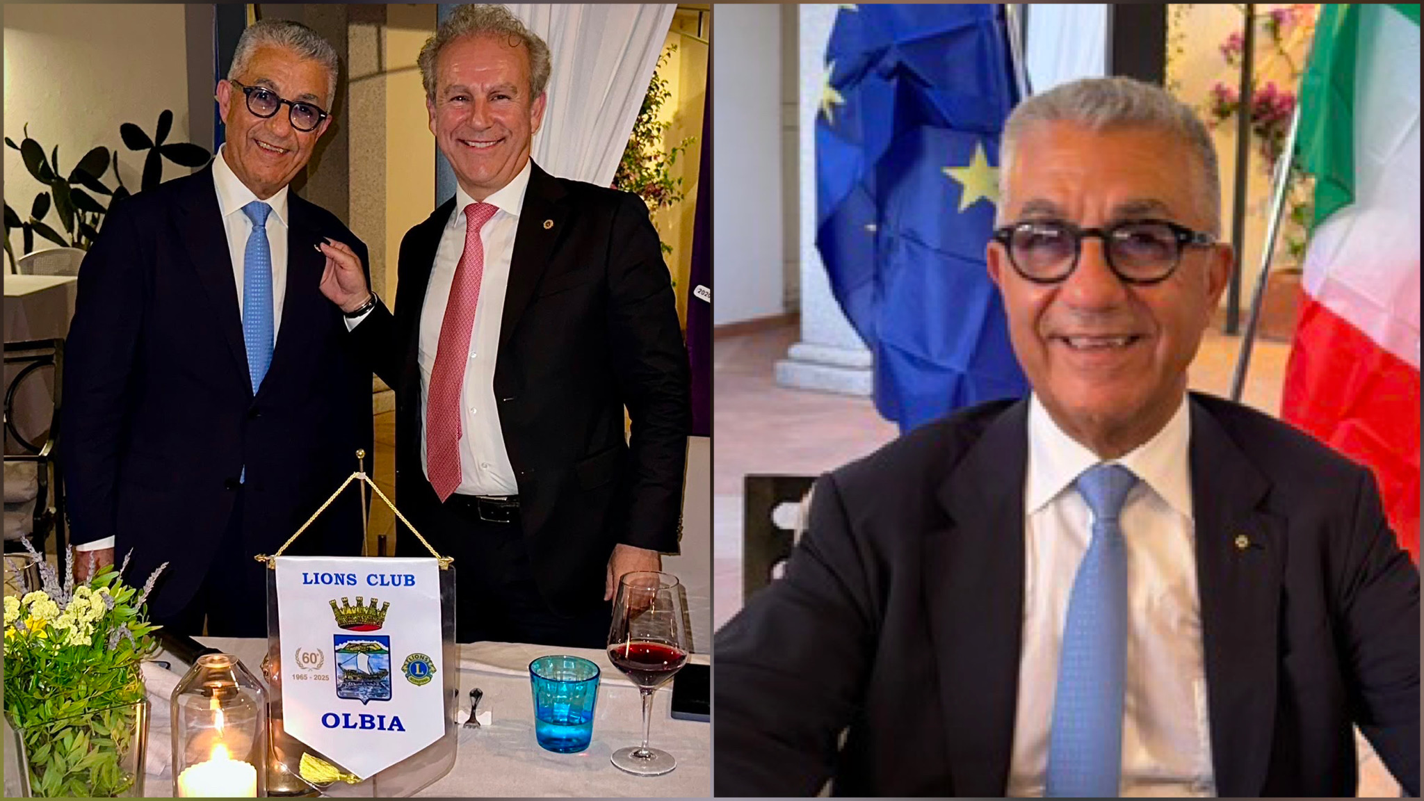 Golfo Aranci, cerimonia della campana dei Lions: Antonio Pintus è il nuovo presidente
