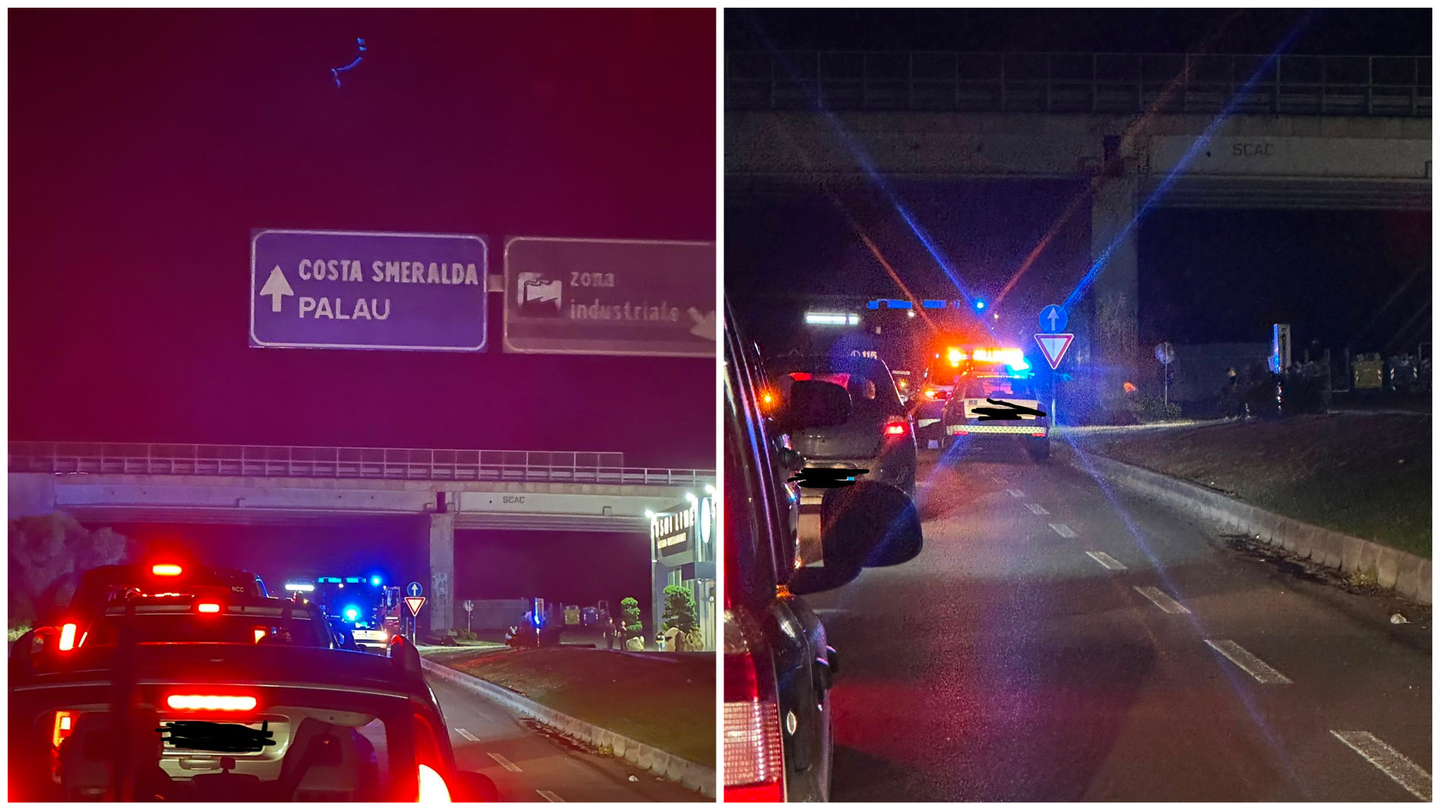Olbia, incidente nella notte sull’orientale sarda 125, direzione Porto Rotondo