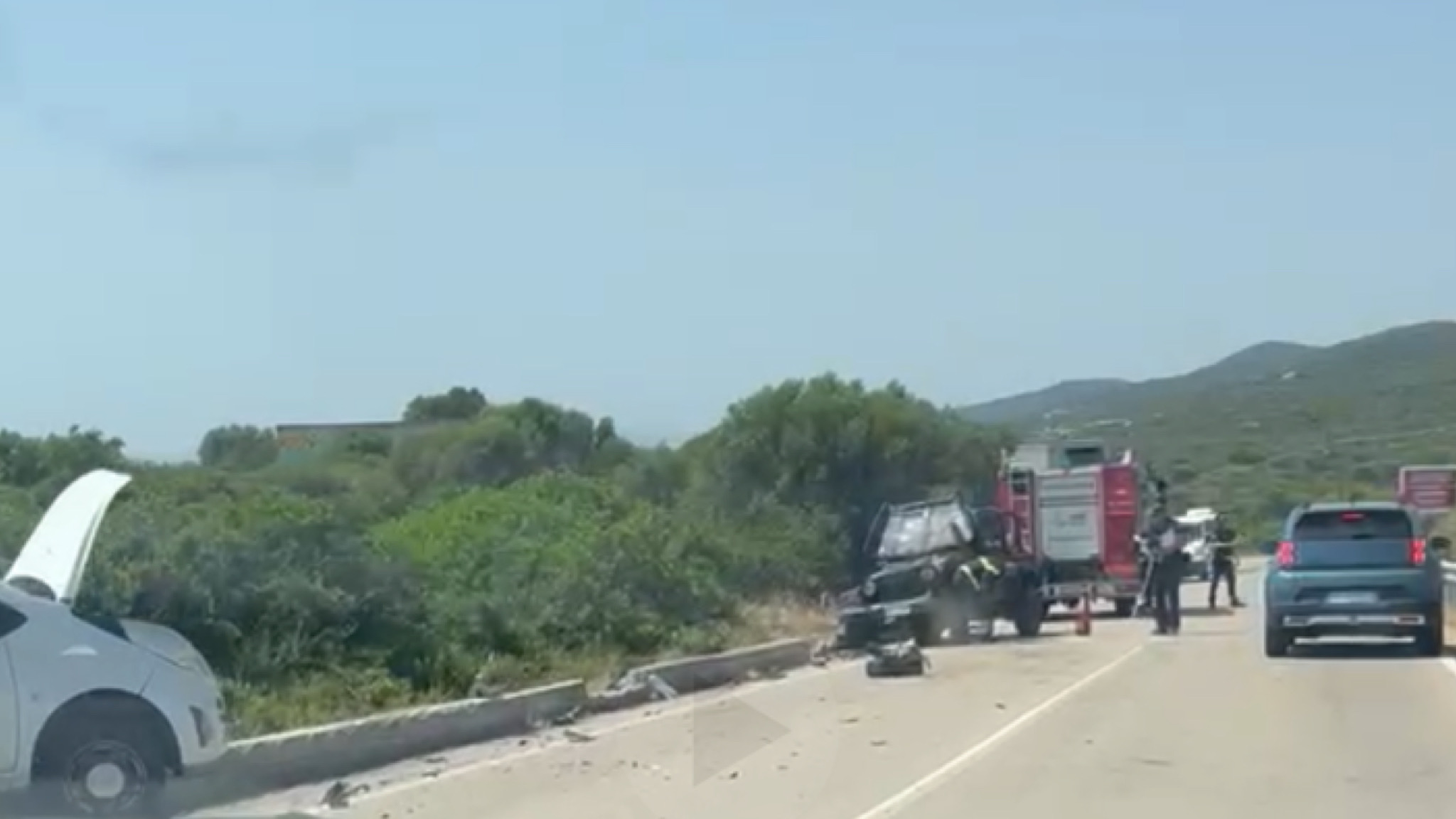 Golfo Aranci, incidente sulla provinciale: coinvolte due auto