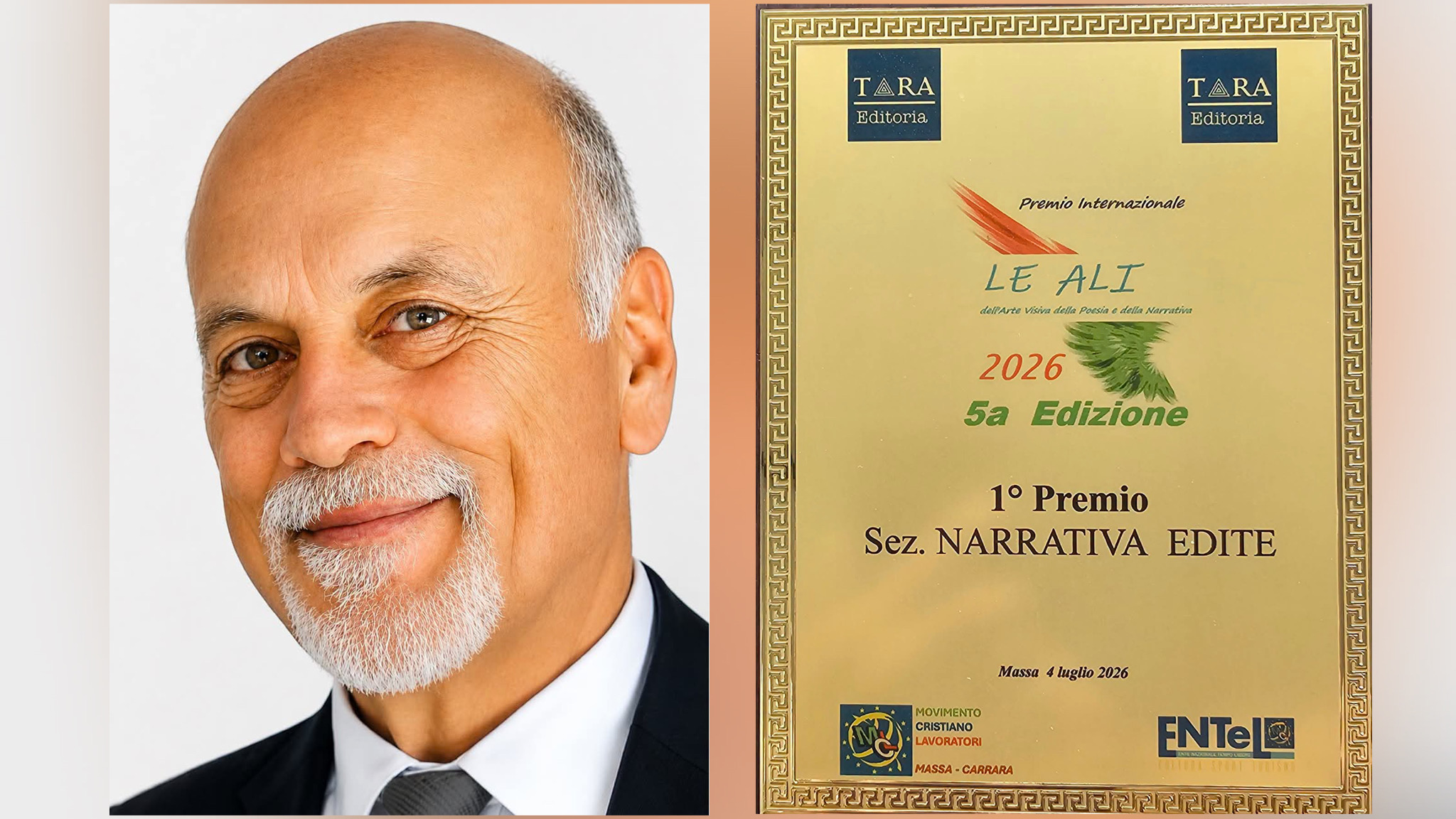 Silverio Forteleoni trionfa al “Premio Internazionale Le Ali” 