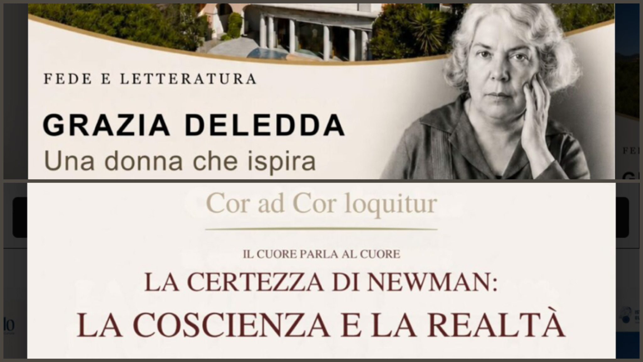 Incontri d'estate: Newman, Tolkien e Grazia Deledda protagonisti del programma dell'Istituto Euromediterraneo