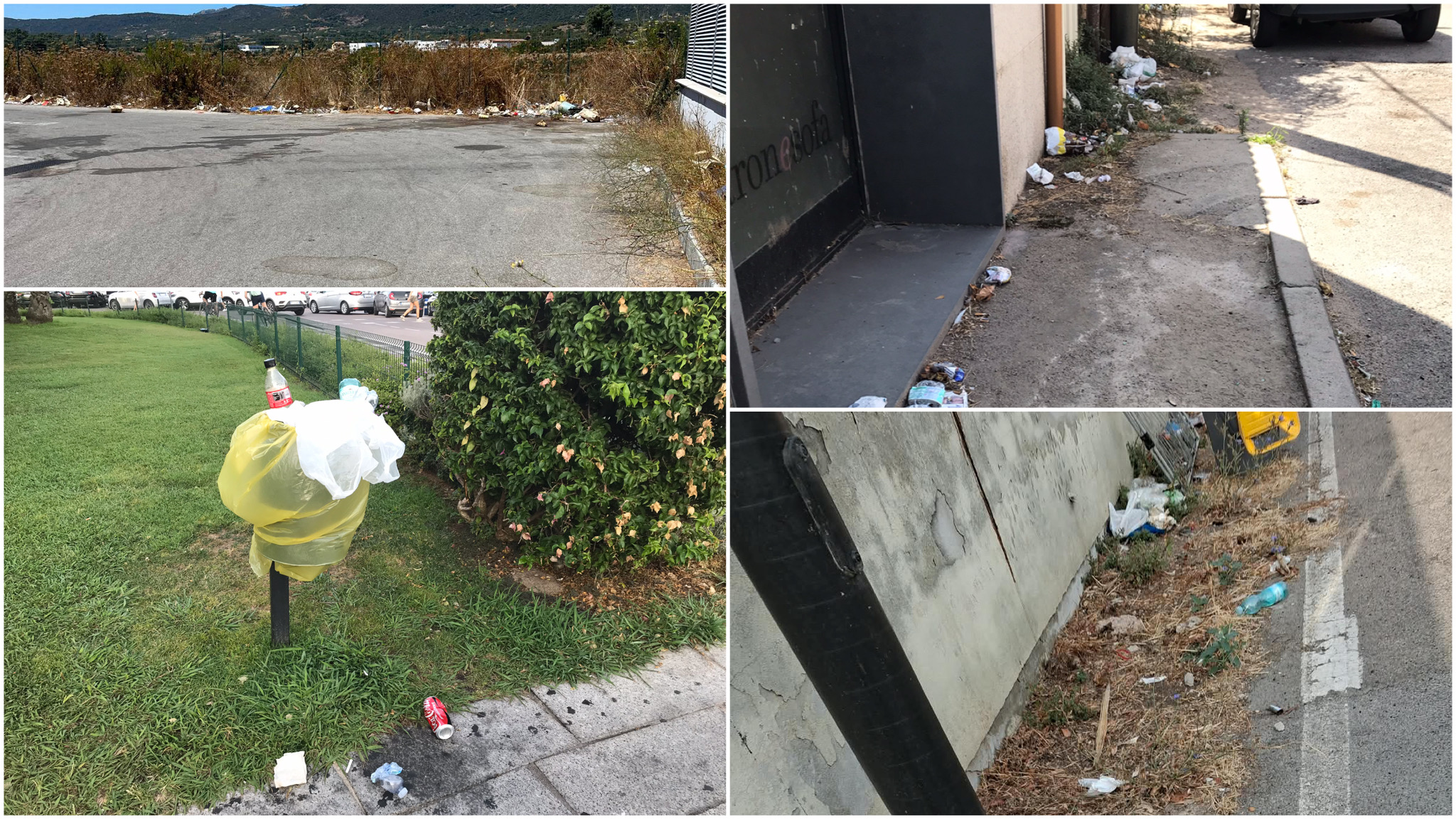 Olbia, i rifiuti e gli abbandoni selvaggi protagonisti in diverse zone della città 