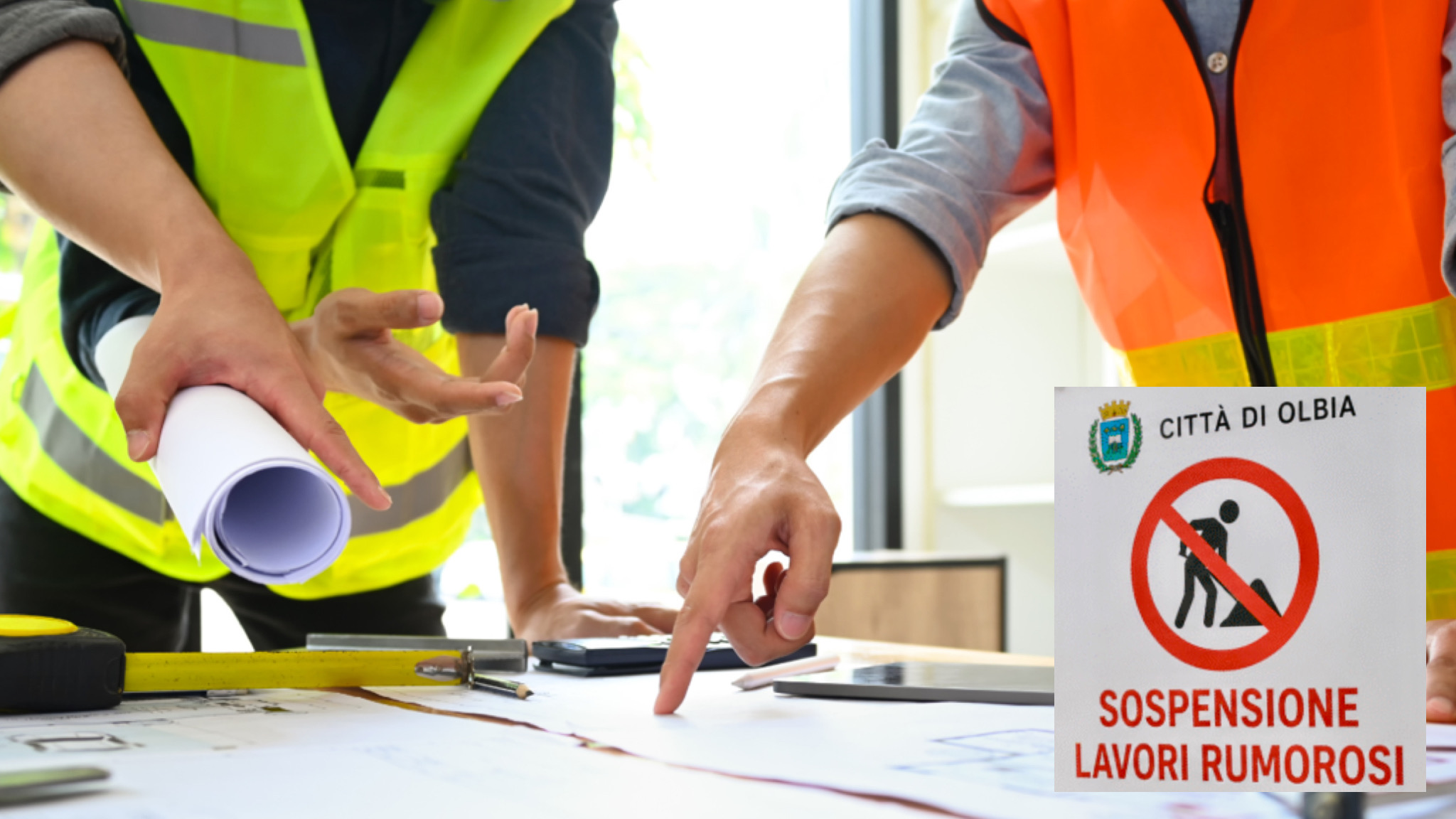 Anche a San Pantaleo sospesi lavori edili e rumorosi fino al 20 agosto 