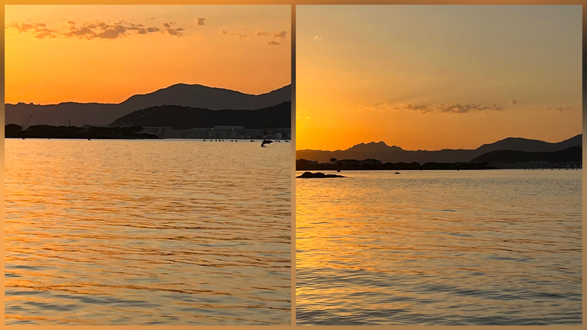 Cala Prosecco: i delfini danzano al tramonto