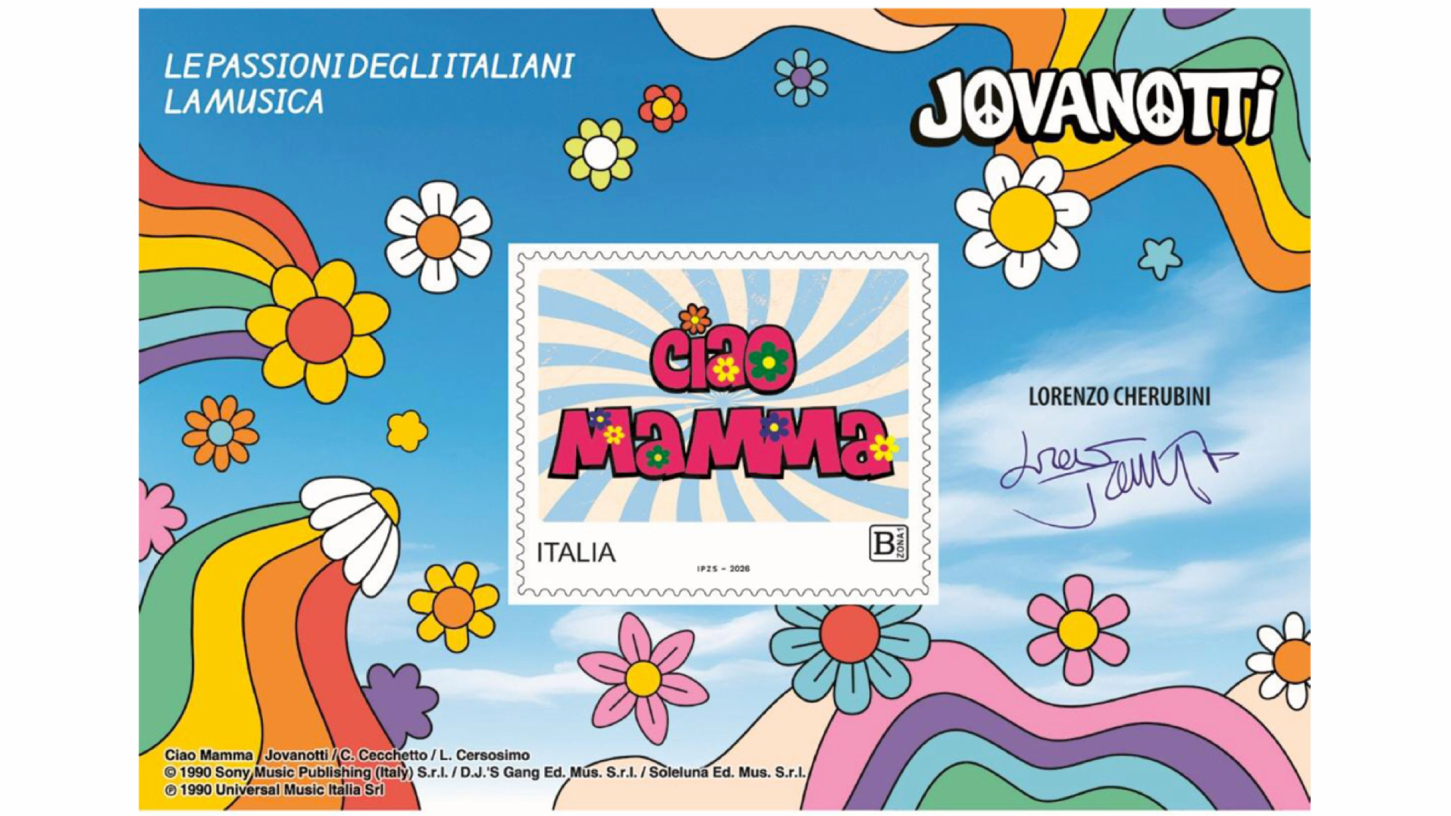 Olbia, prodotti filatelici di Jovanotti a Olbia Centro