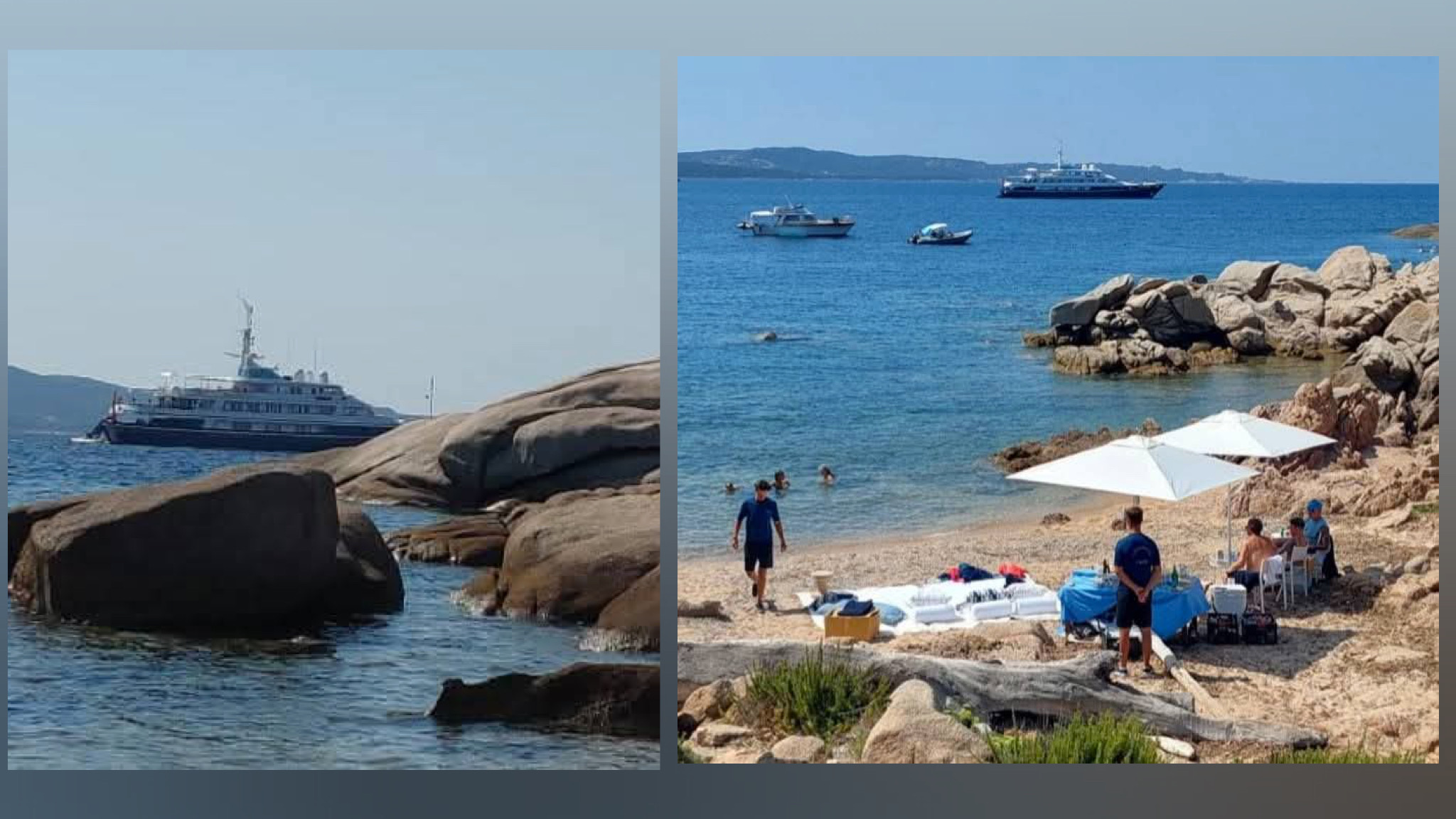 Ferragosto cafone sulla spiaggia di Talmone
