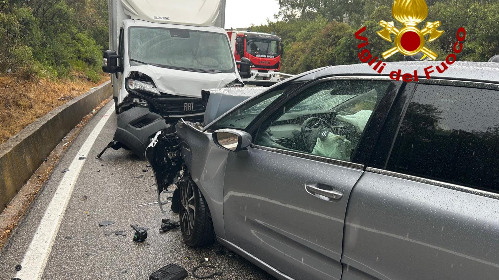 Incidente sulla Olbia-Arzachena: dichiarata la morte celebrale della donna gravemente ferita