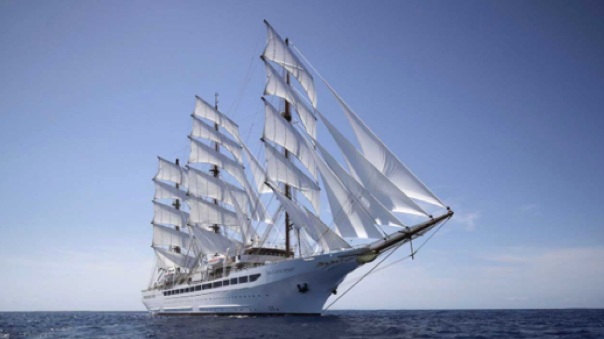 Olbia, Sea Cloud Spirit in porto: 54 scali luxury nel sistema sardo fino a dicembre