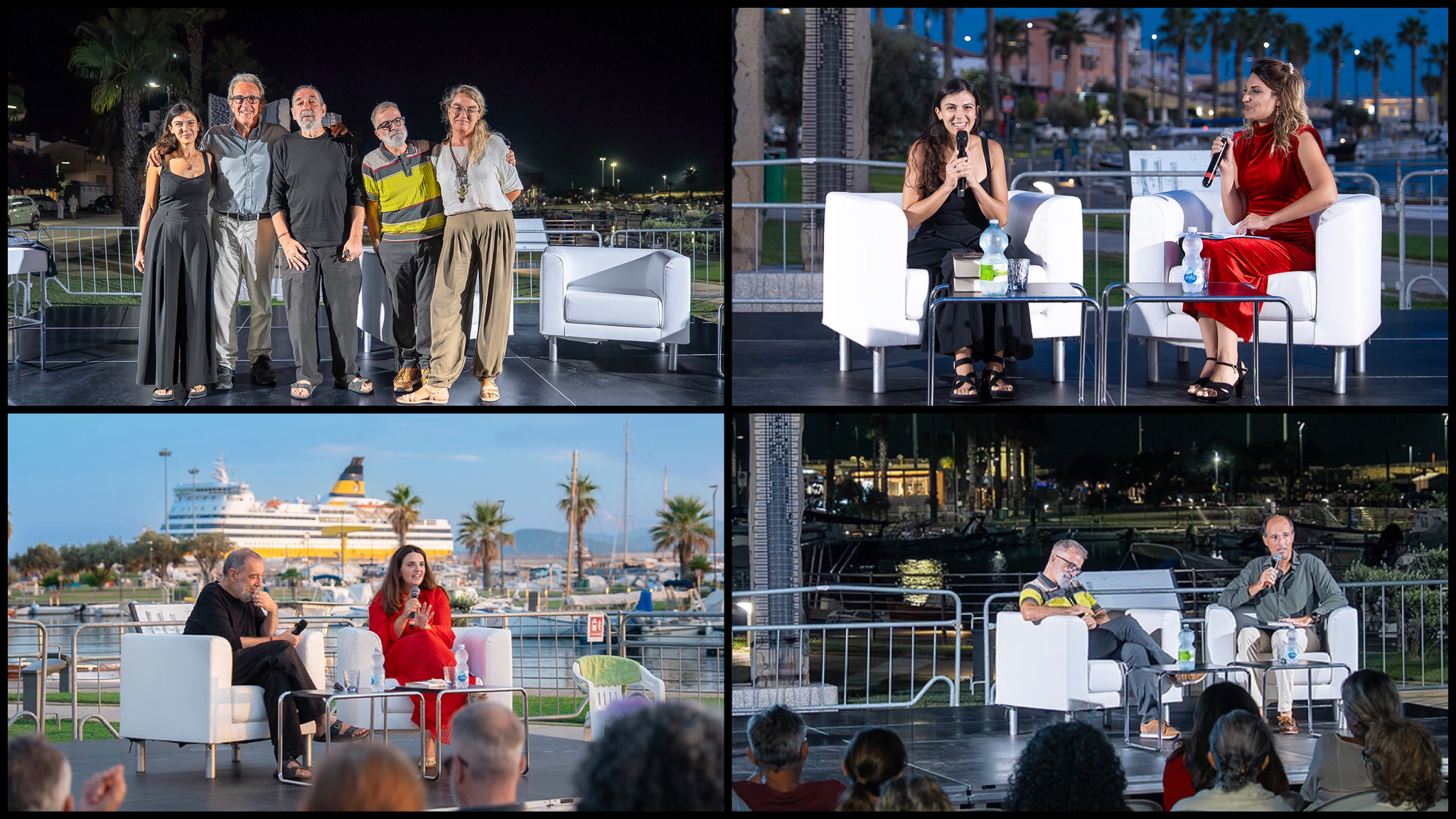Trevi, Fois, Stancanelli e Muscas conquistano Golfo Aranci nella terza serata del Festival Letteratura e Solidarietà