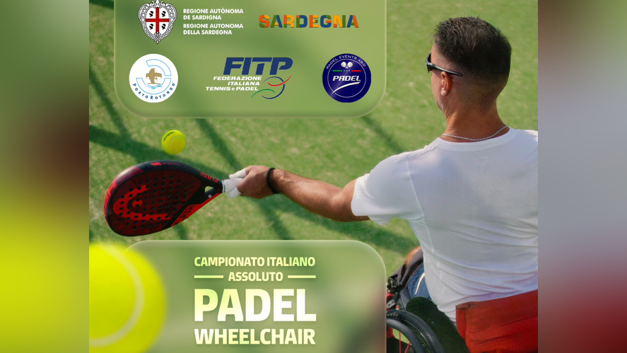 A Porto Rotondo il Campionato Italiano Assoluto di Padel Wheelchair: talento, inclusione e grande sport nel cuore della Sardegna. 