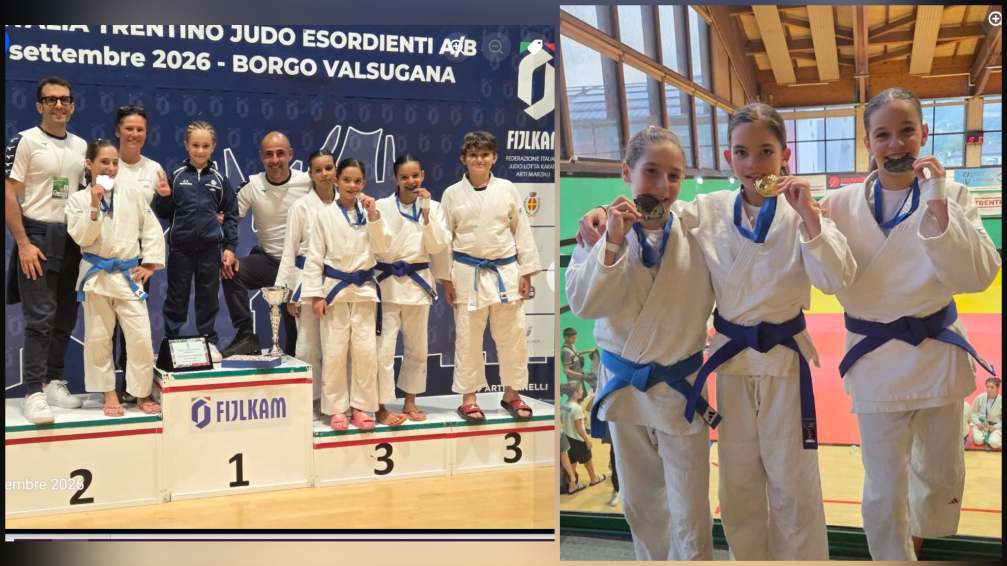 Le atlete del Centro Sportivo Olbia Judo del M°Efisio Mele conquistano il Trofeo Italia in Trentino