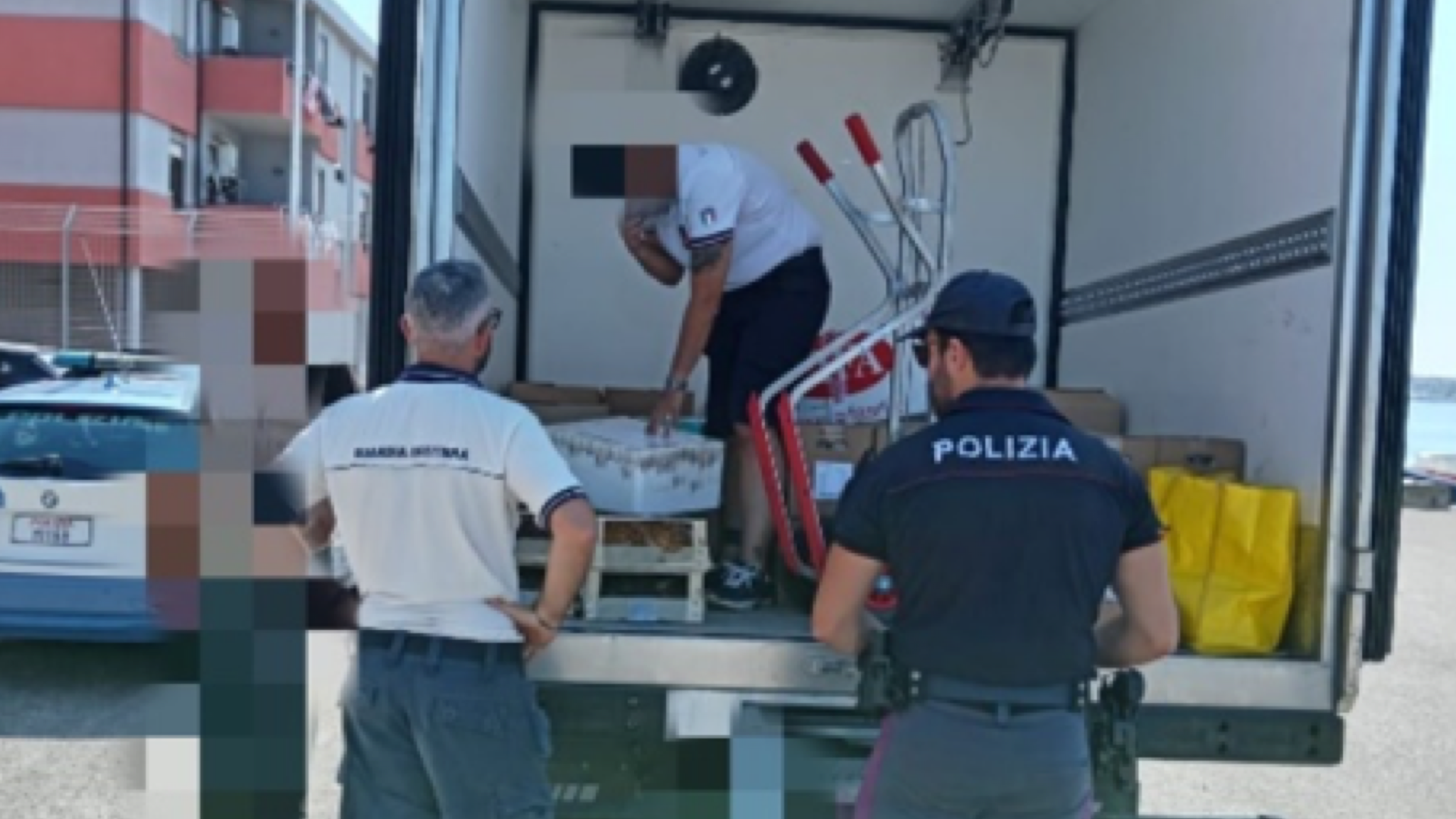 Olbia, trasporto illegale di alimenti surgelati