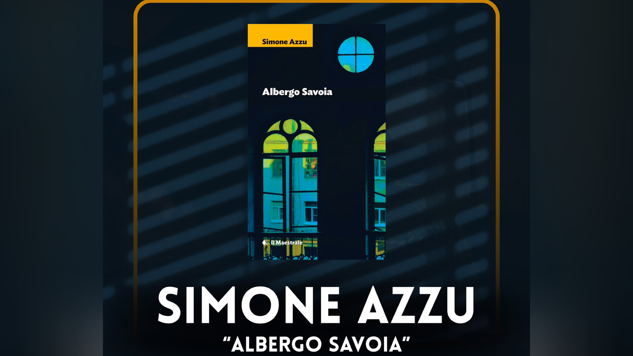 Olbia, aperitivo letterario con Simone Azzu