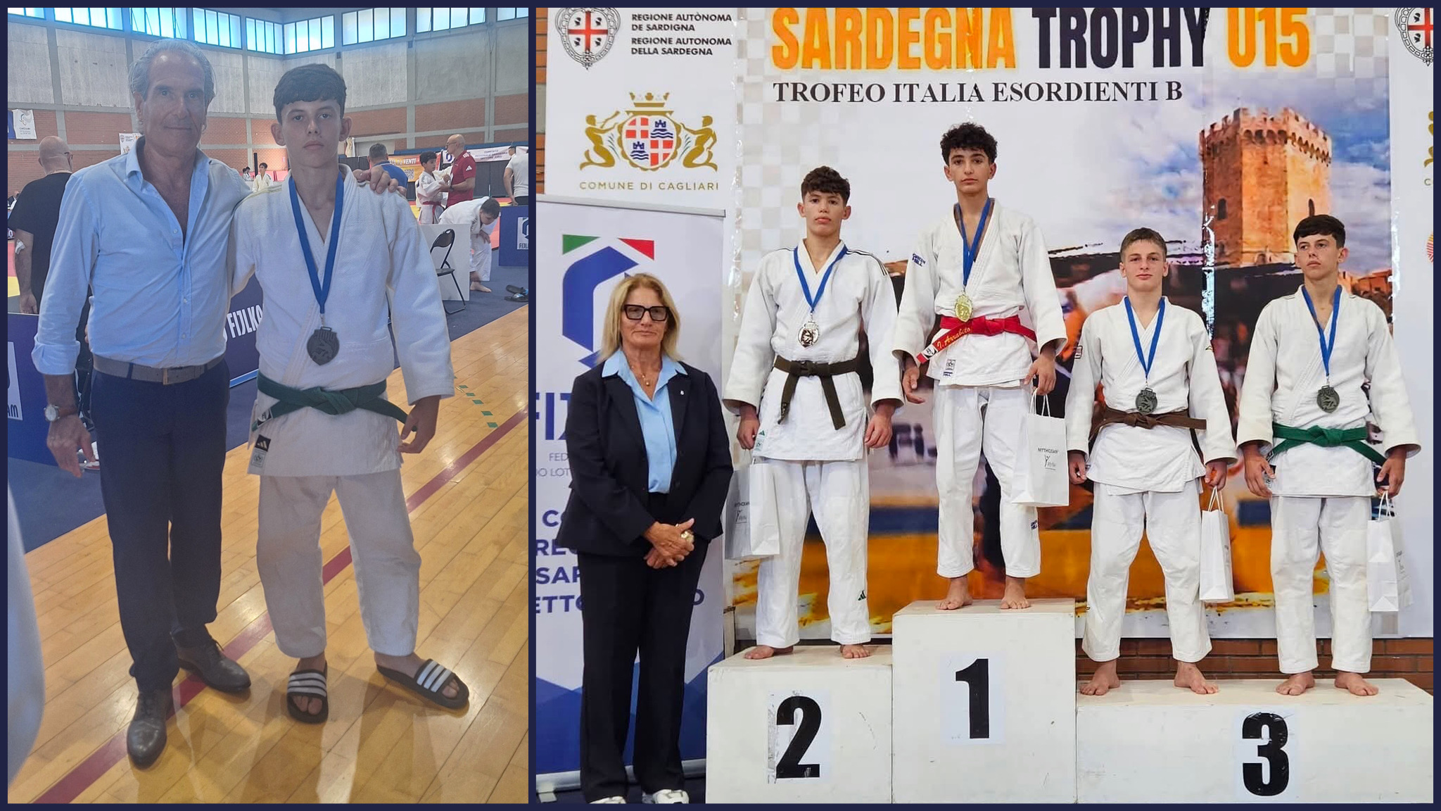 Da Olbia a Cagliari sul podio del Trofeo Italia Sardinia Trophy Under 15