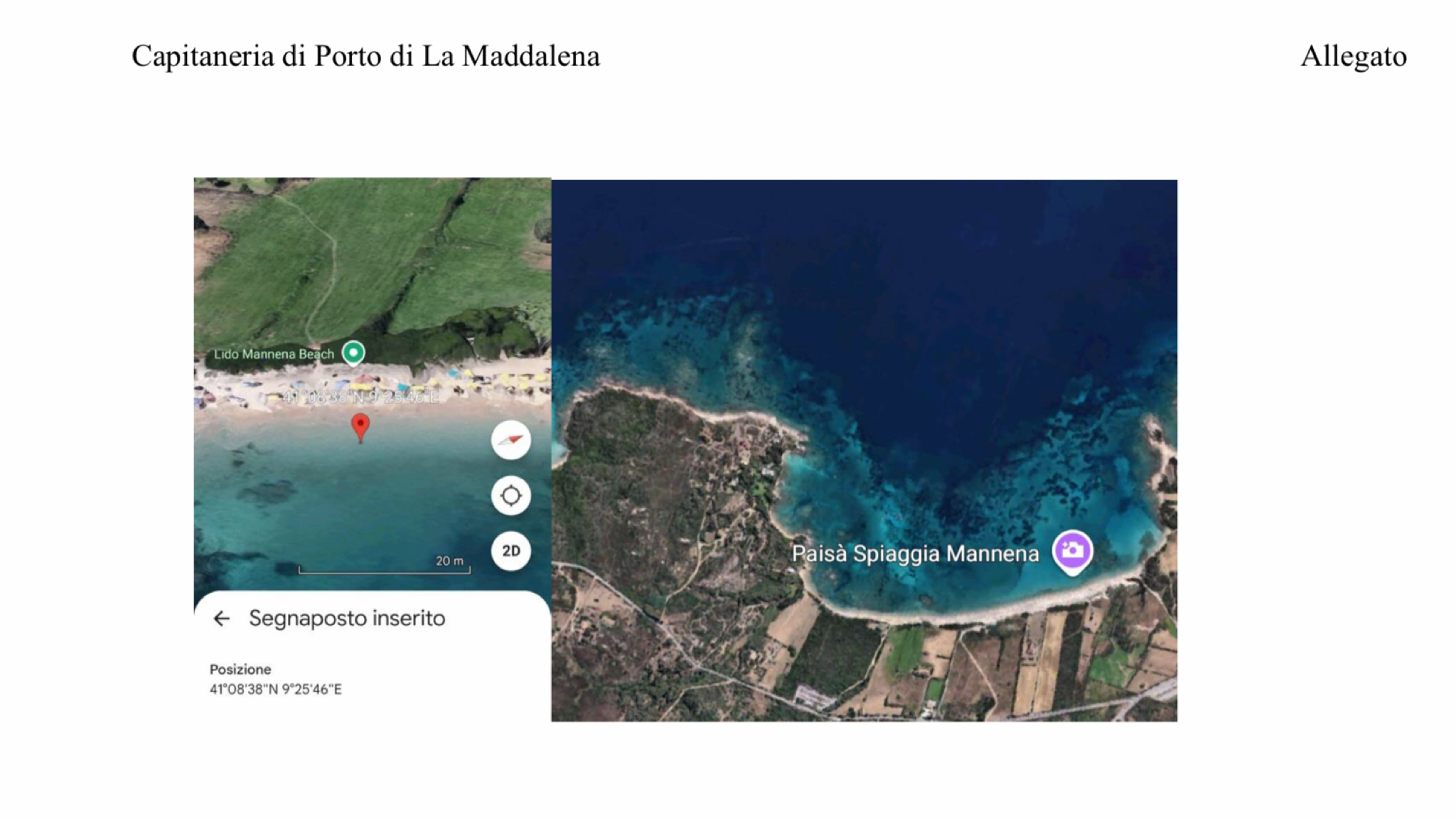 La Maddalena, scatta l’allarme per la presenza di un presunto ordigno