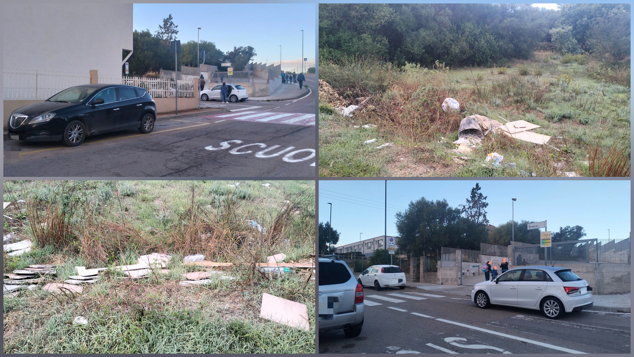 Olbia, scuola e sicurezza: la protesta dei genitori degli alunni a Poltu Cuadu