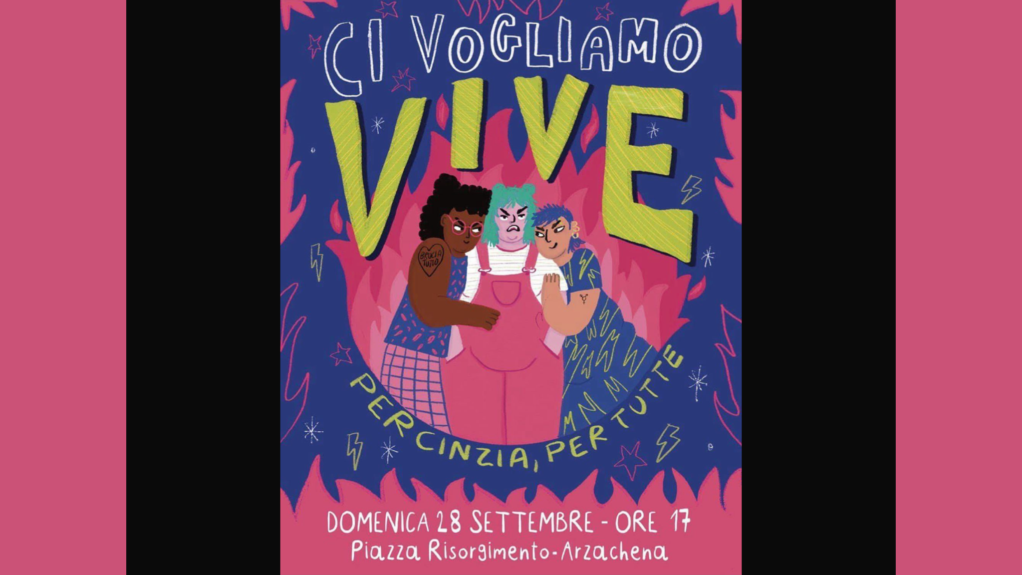 Arzachena, un grido di dolore nella riflessione con amore e rabbia: “ci vogliamo vive”