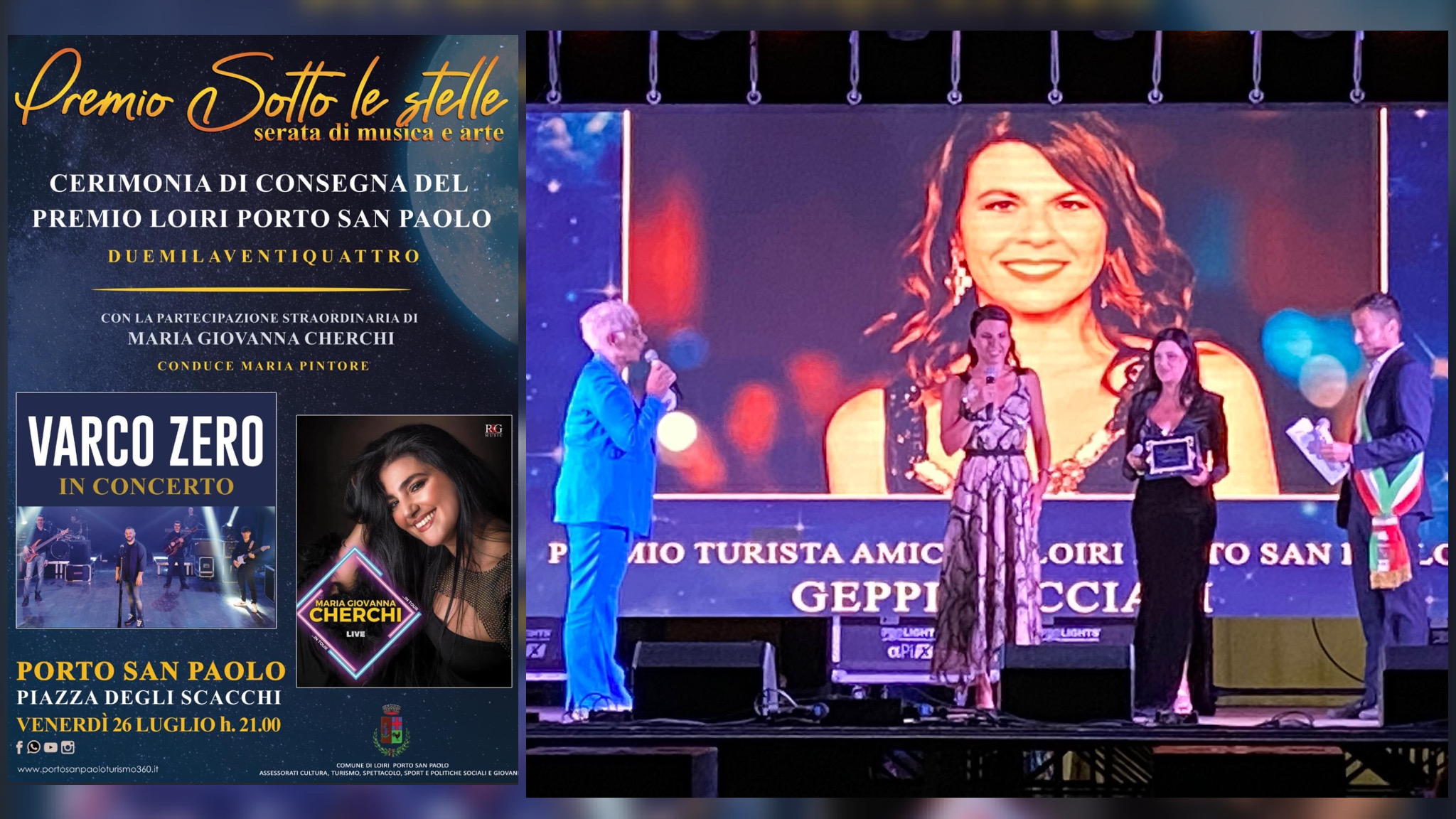 Premio Loiri Porto San Paolo c'è anche Maria Giovanna Cherchi