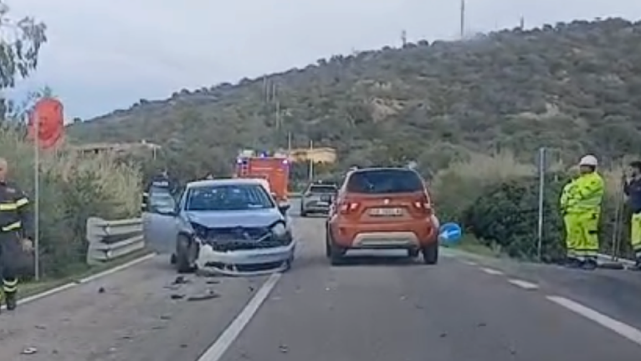 Olbia, incidente sulla 125 verso Porto San Paolo