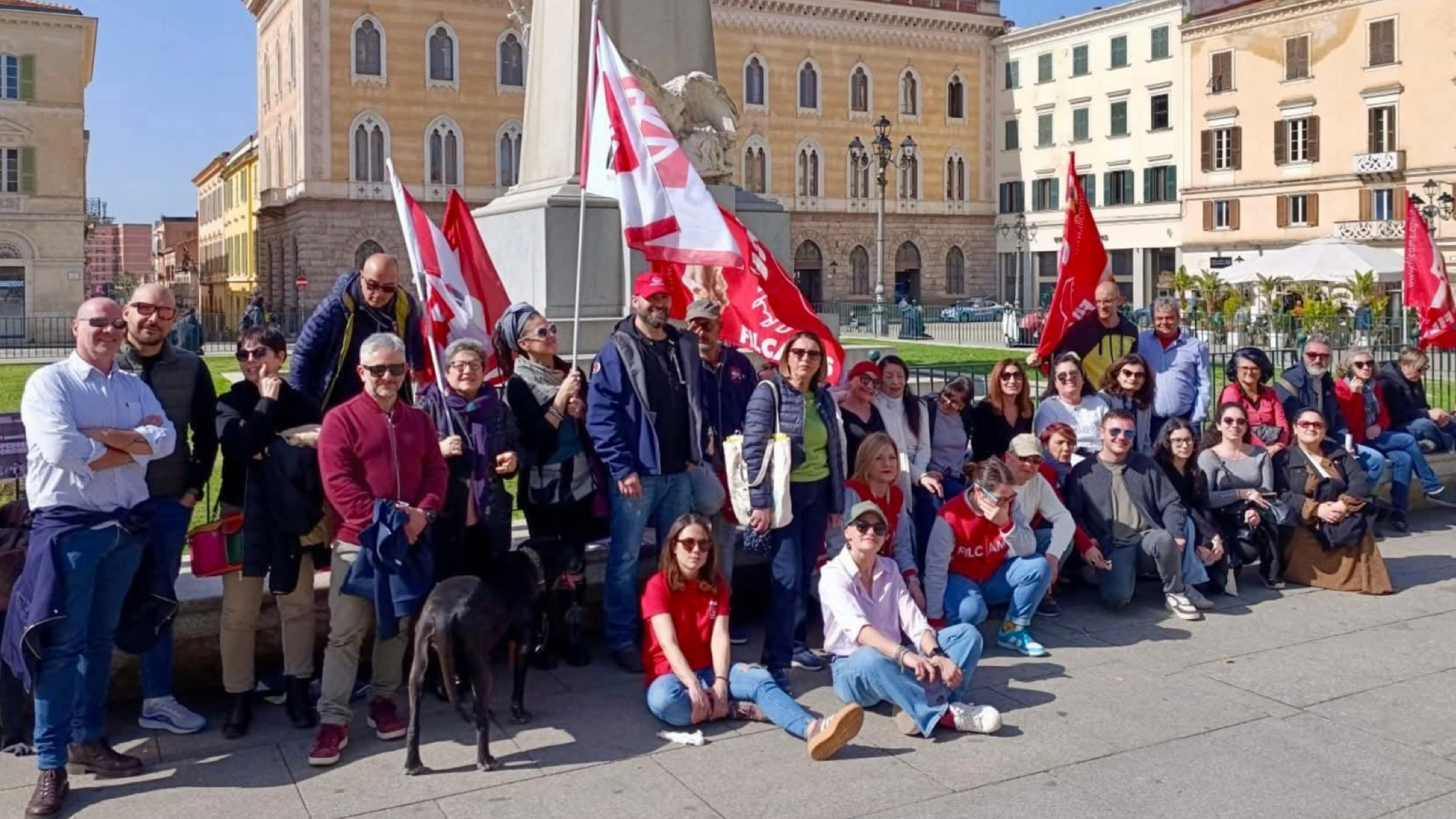 Sciopero nazionale: la Cgil in presidio di fronte alla Prefettura 