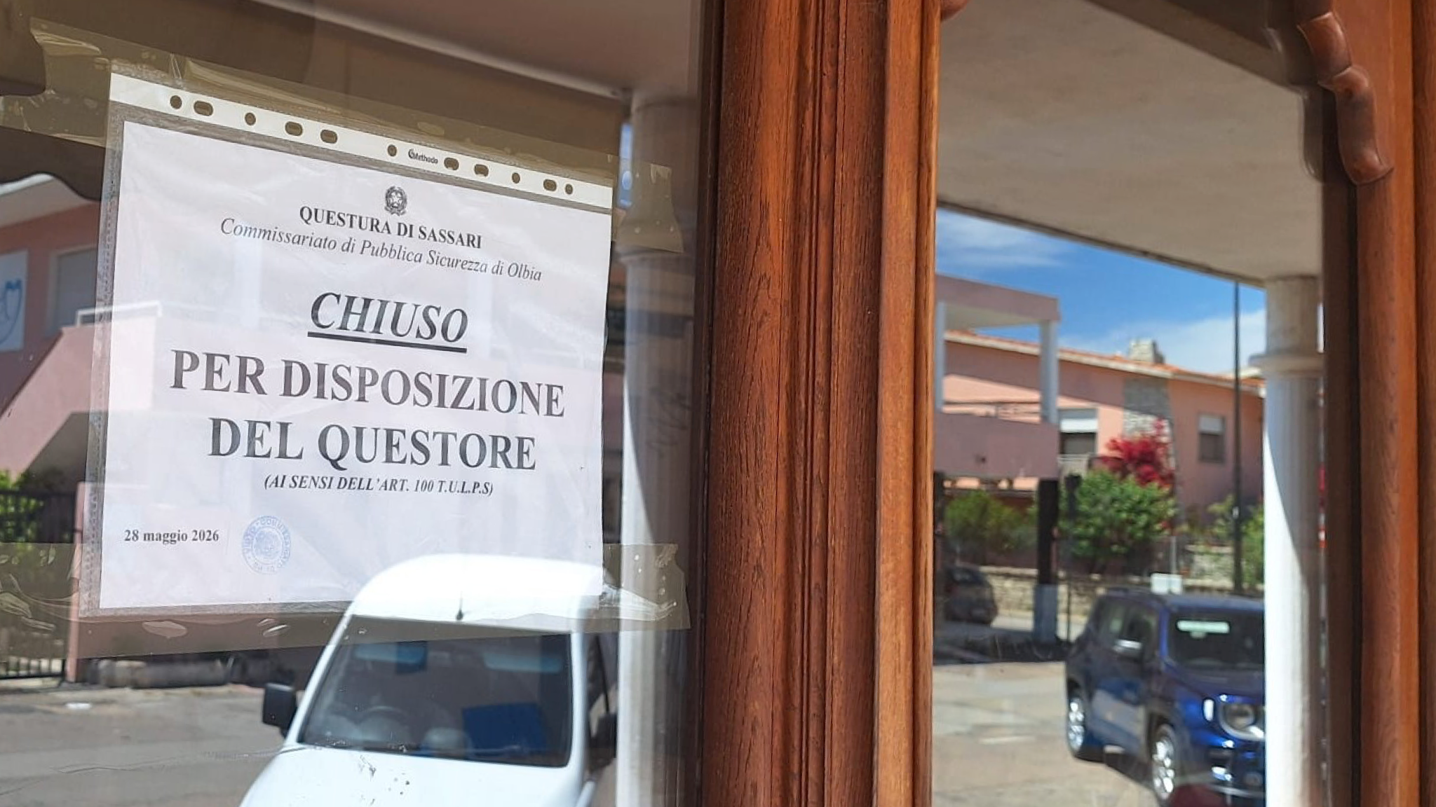 Olbia, chiusura per 15 gg di un noto bar da parte della Polizia di Stato