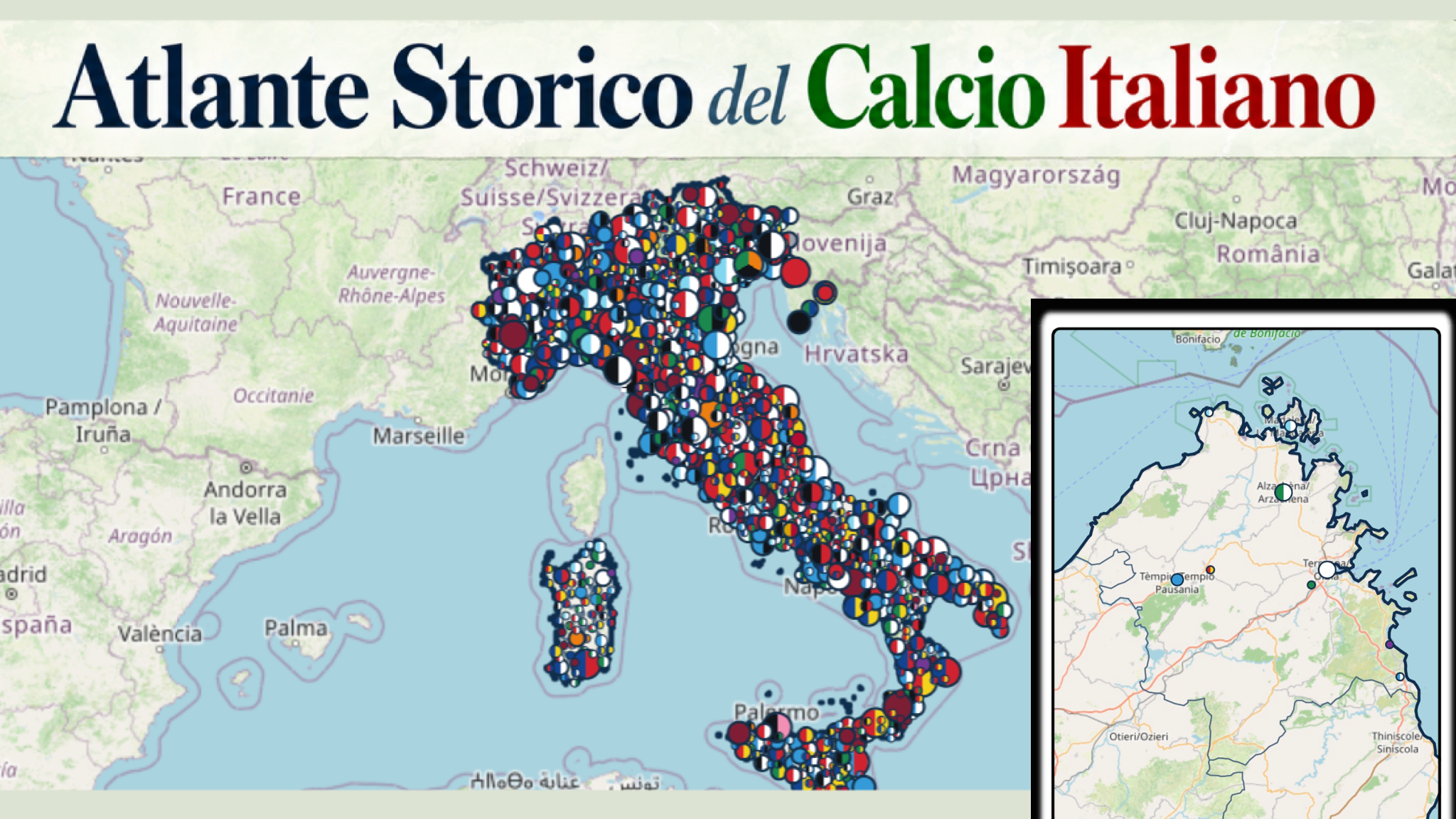 Olbia, nove squadre galluresi entrano nell’Atlante storico del calcio italiano