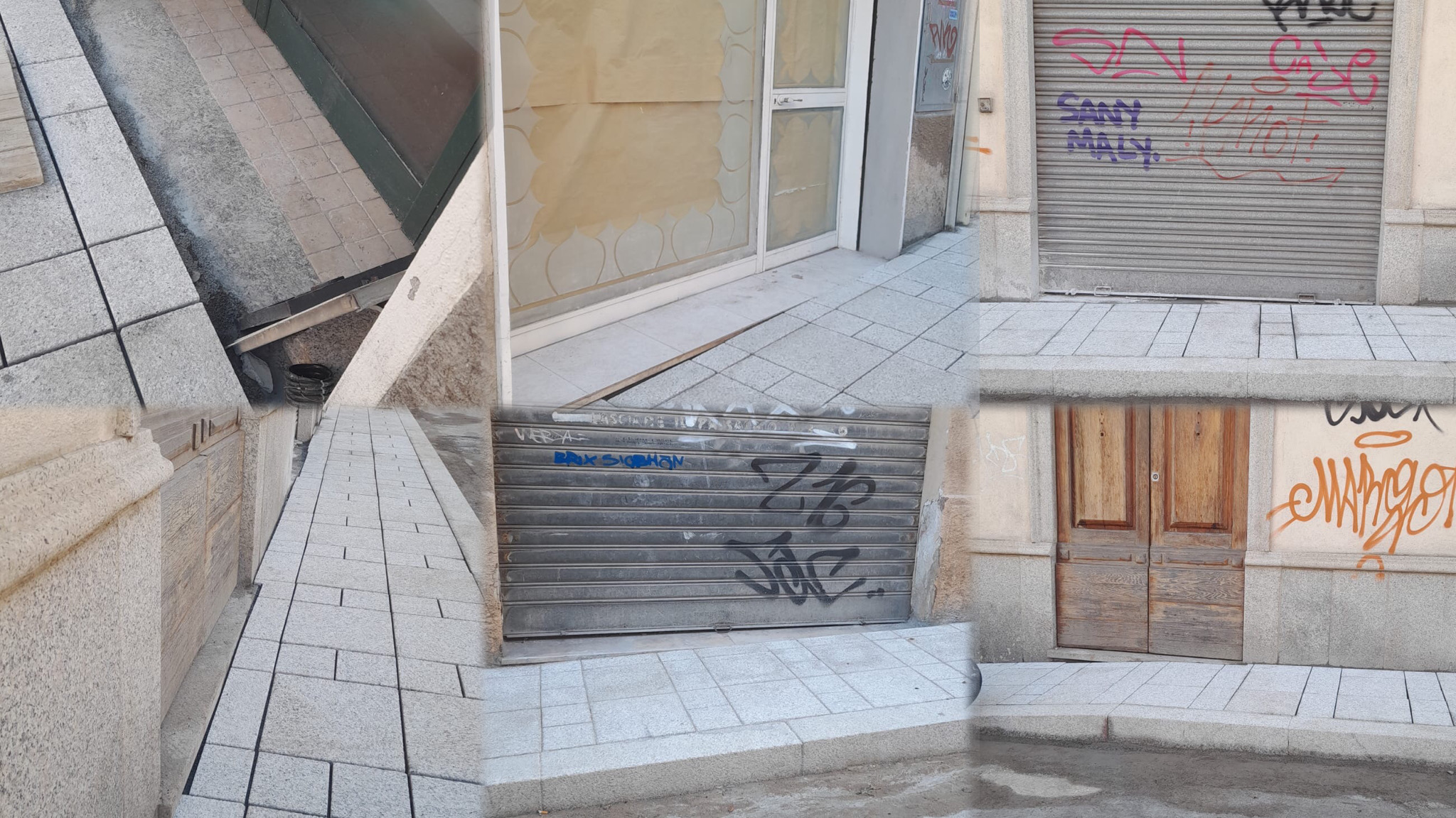 Olbia, in Via De Filippi marciapiedi nuovi ma sono troppo alti rispetto alle case: la segnalazione