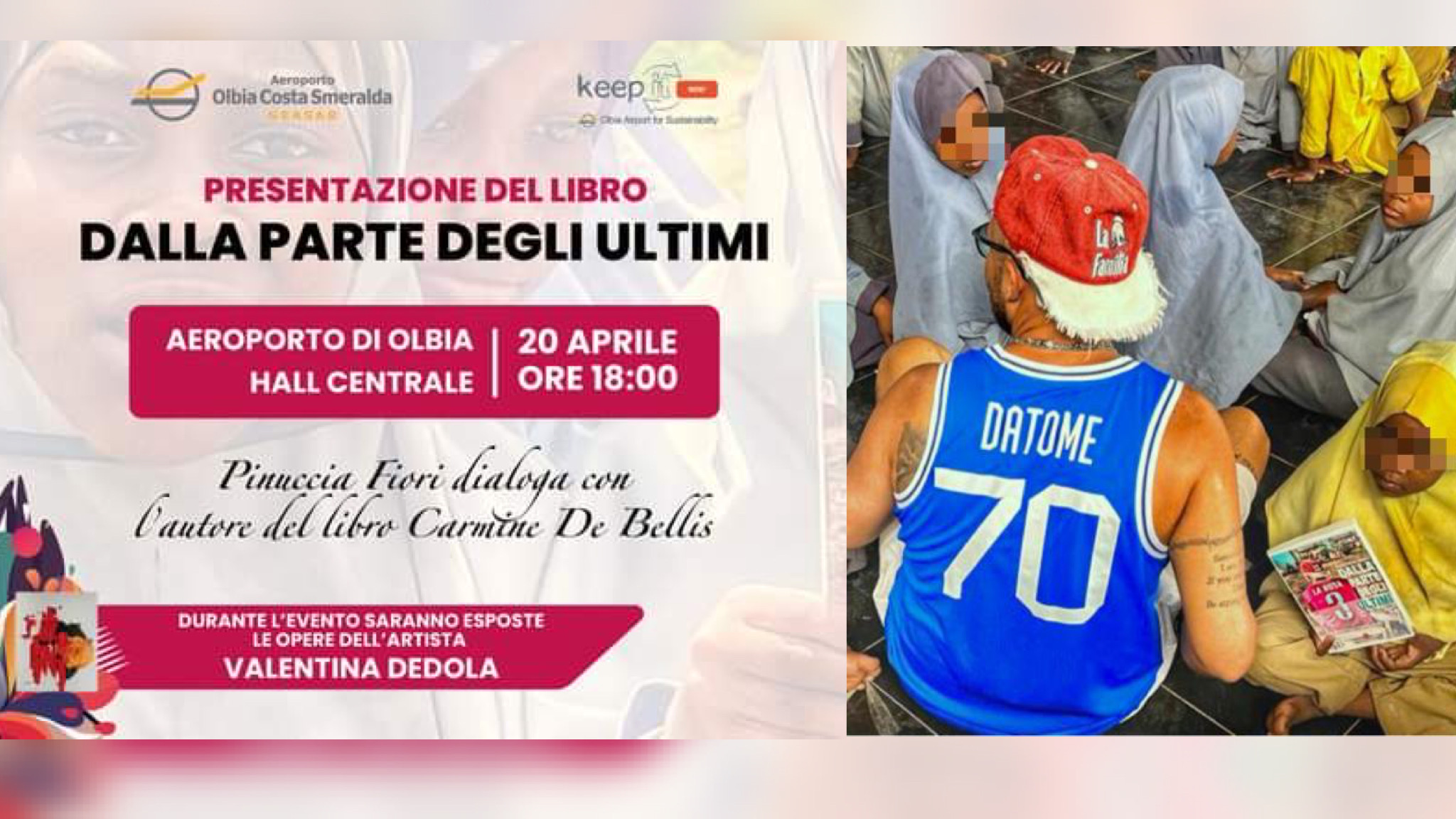 Olbia, le parole di un libro per viaggiare “Dalla parte degli Ultimi”