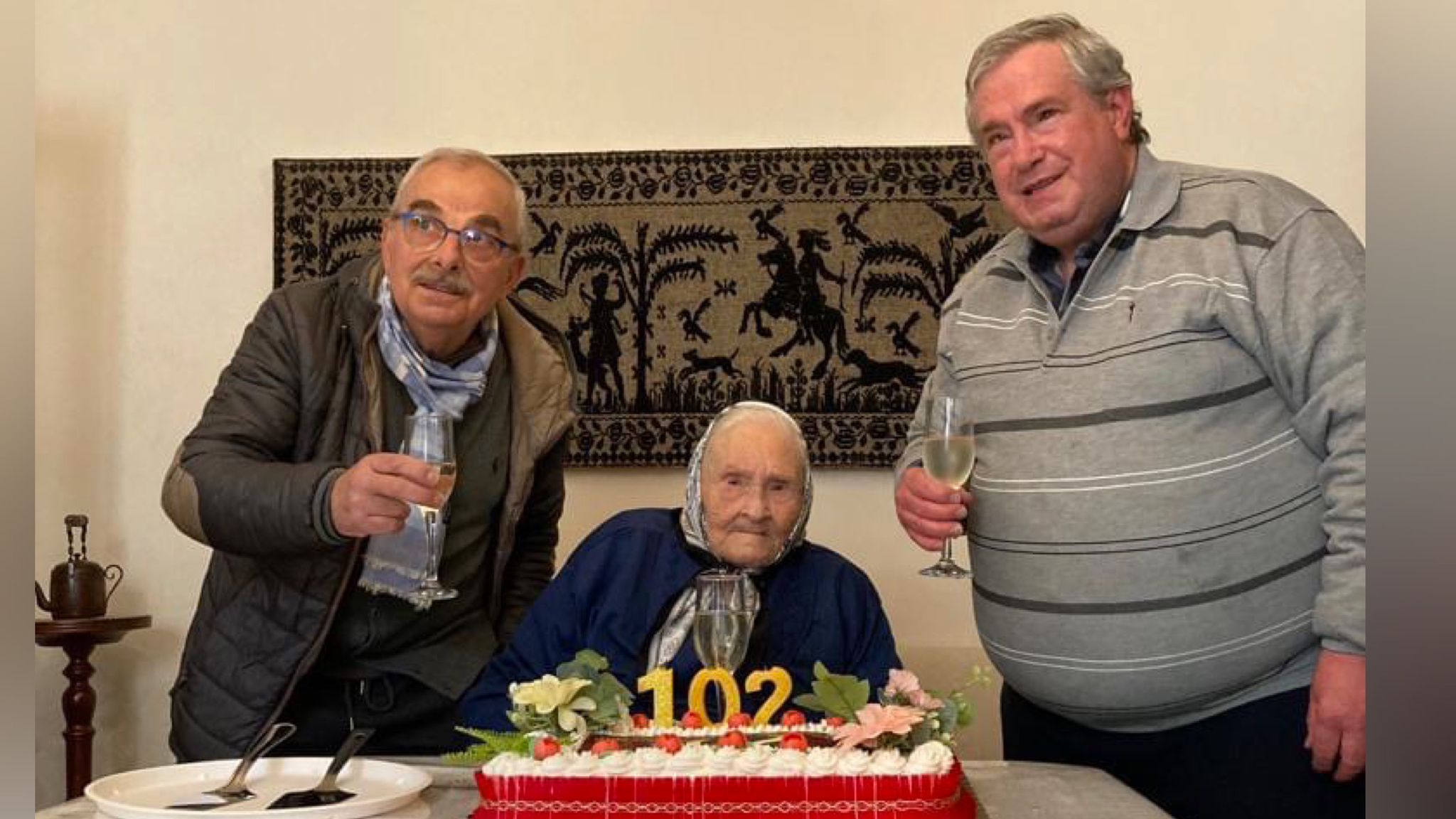 Nord Sardegna: Tzia Maria Michela compie 102 anni