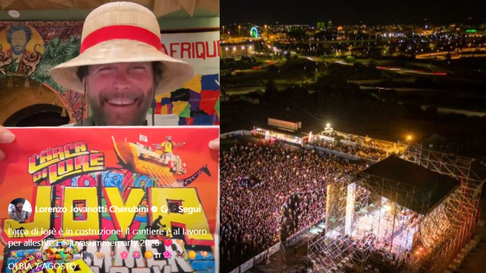 Olbia, Jova Summer Party: stop ad alcolici, vetro e lattine attorno all'Arena