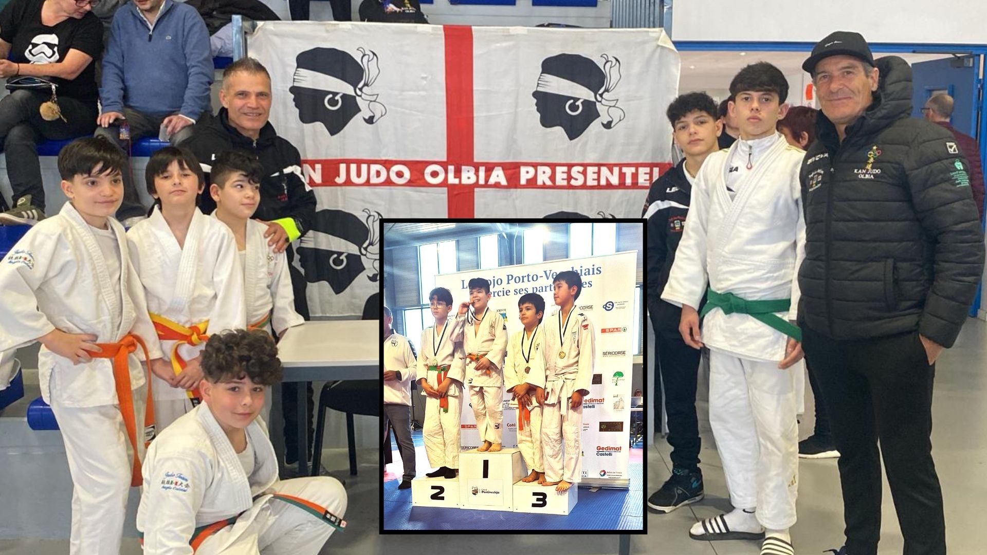 Sport, il Kan Judo Olbia conquista la Corsica: cinque medaglie al Challenge di Porto Vecchio