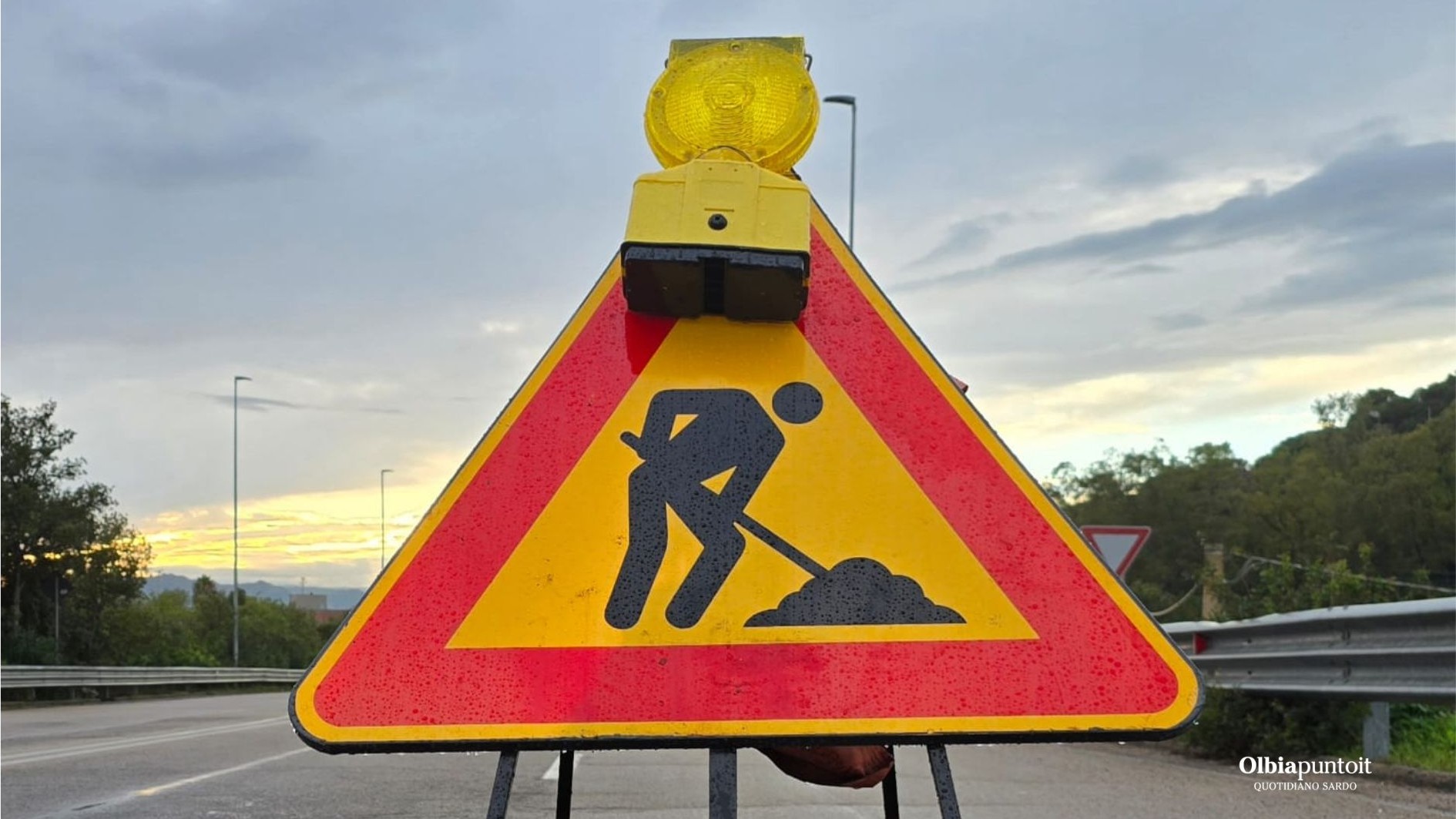 Olbia, lavori sulla Panoramica: scattano modifiche alla viabilità fino a fine aprile