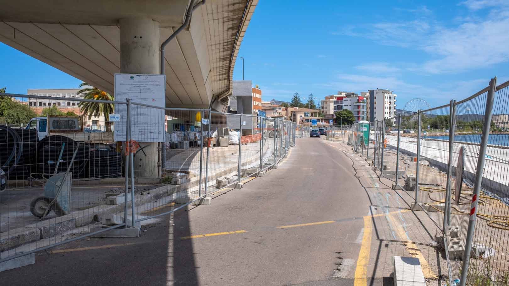 Olbia, lavori lungomare: via Genova e via Poltu Ezzu chiuse fino a gennaio