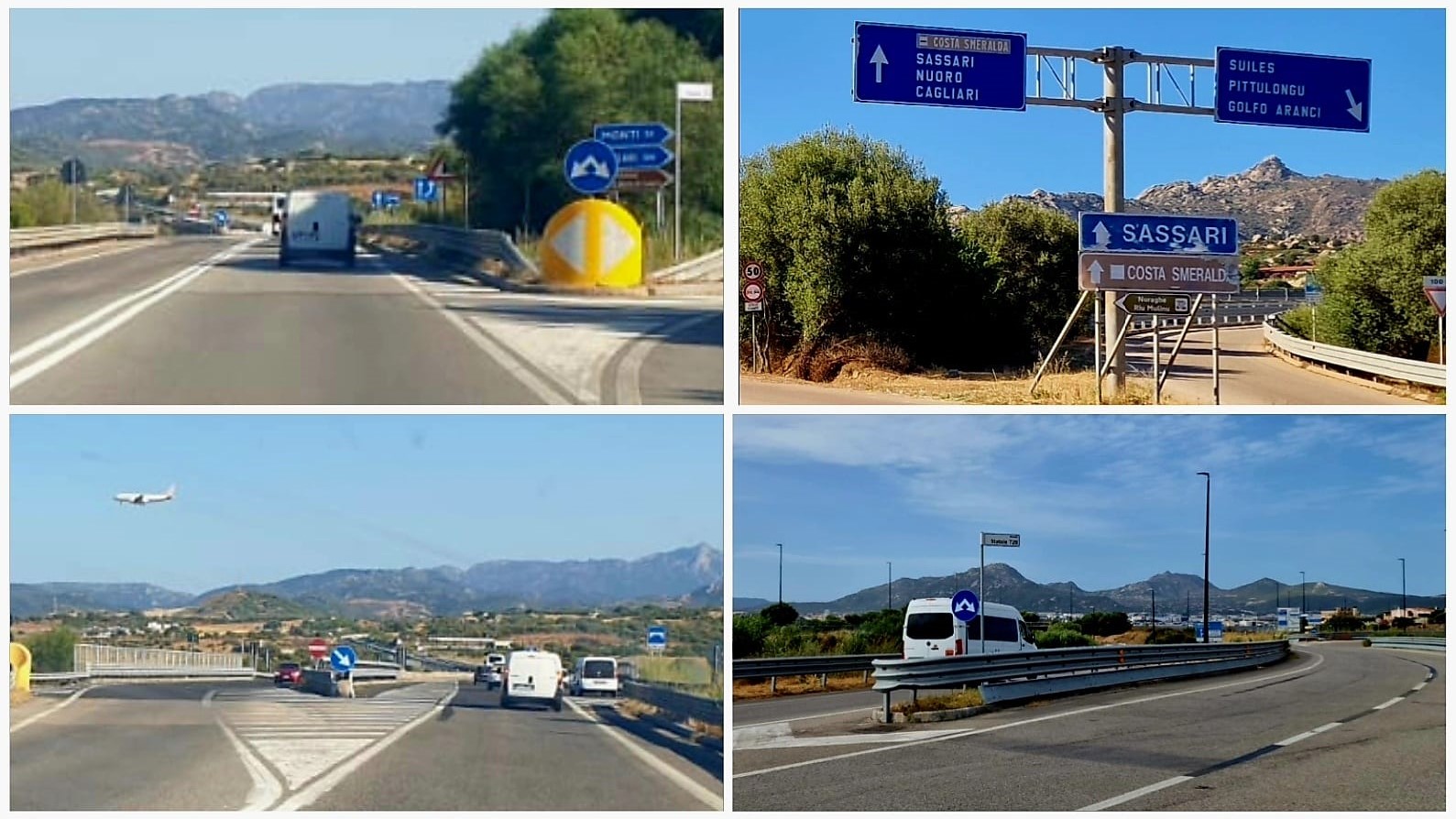 Olbia: strade con cartelli come francobolli e pochi attenuatori d'urto 