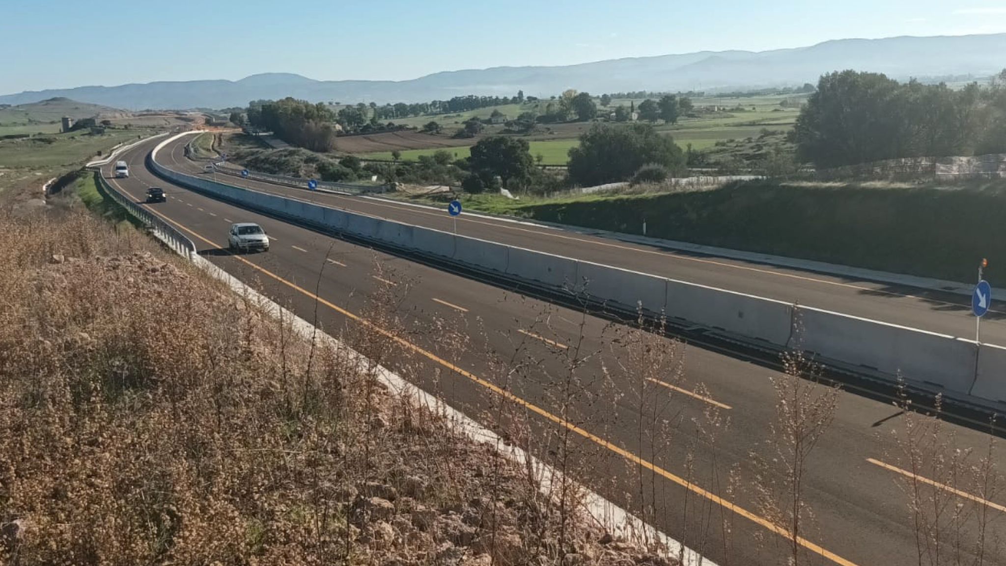 Olbia-Sassari, lotto 2: aperti al traffico 4 km di nuova strada