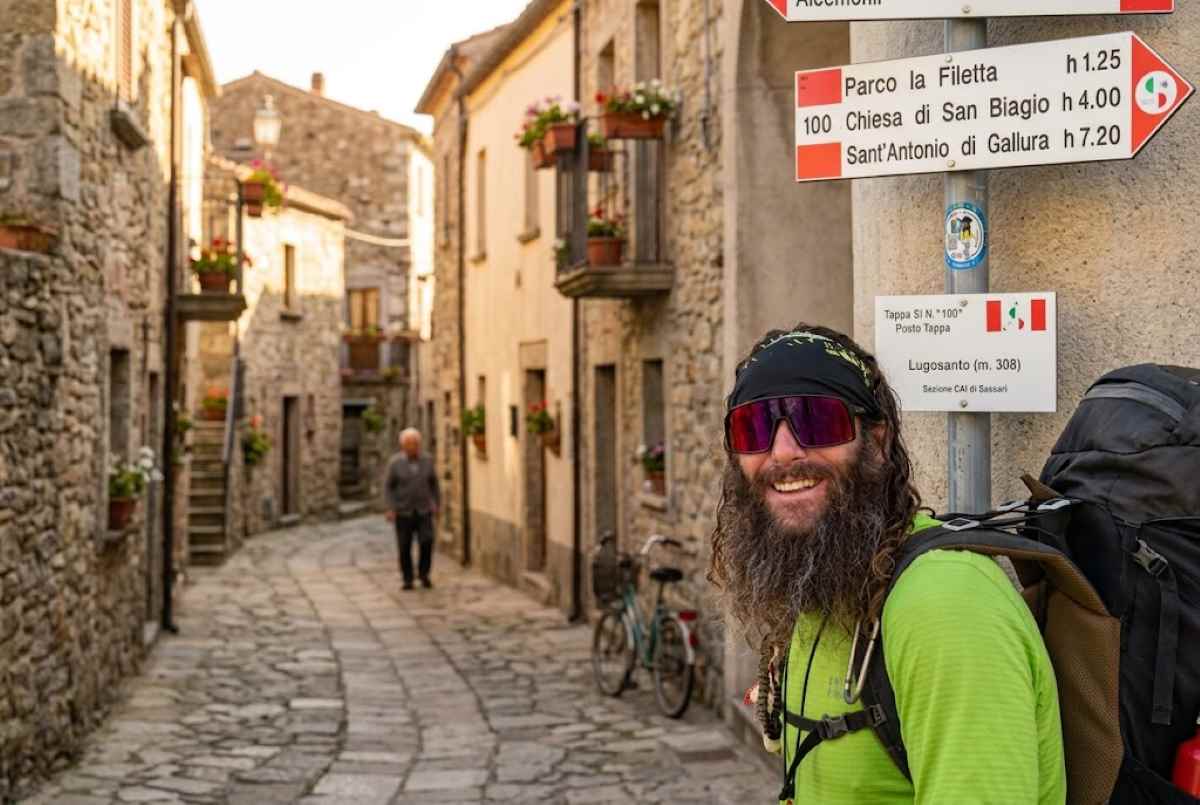 Luca Terenziani a Santa Teresa conclude l'impresa da 8mila chilometri