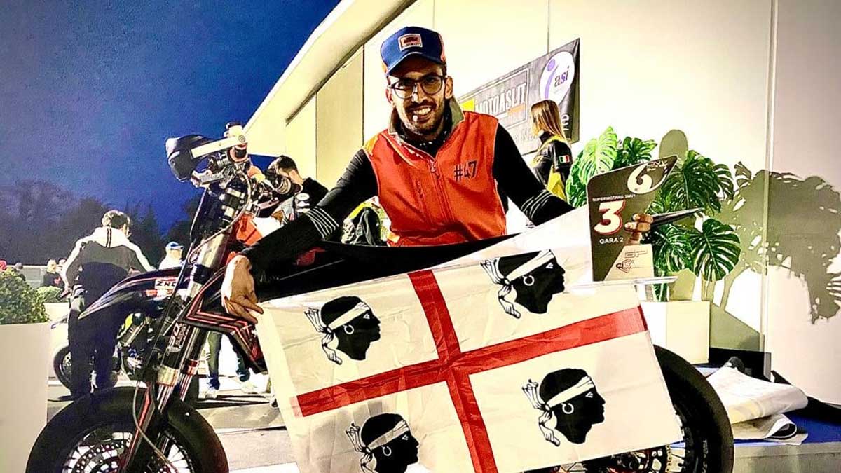 San Teodoro, Manuel Pirina: un gallurese al campionato italiano di Supermotard