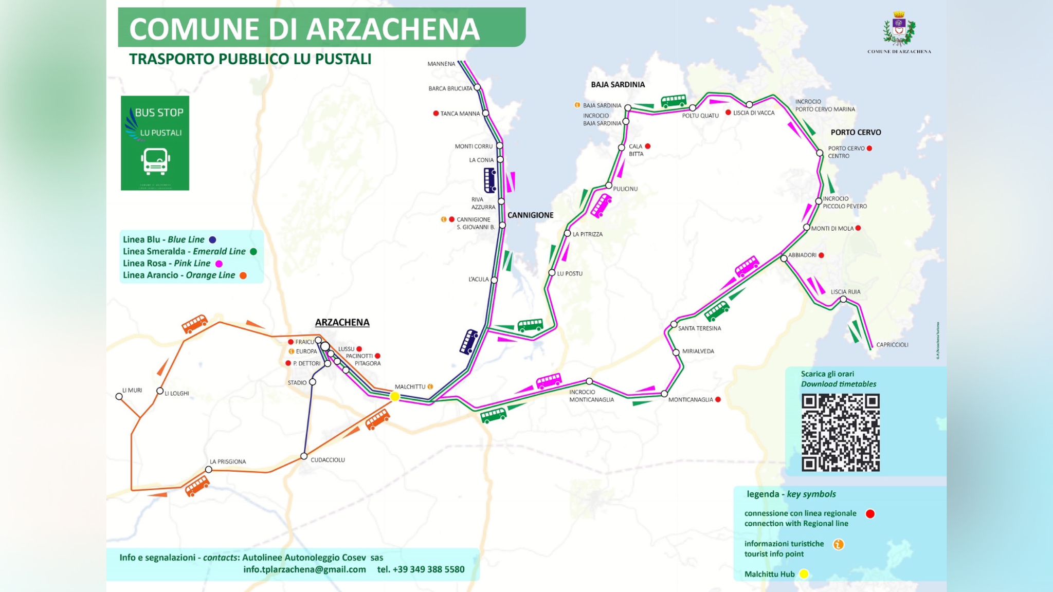 Arzachena, trasporto pubblico locale: ecco tutte le novità