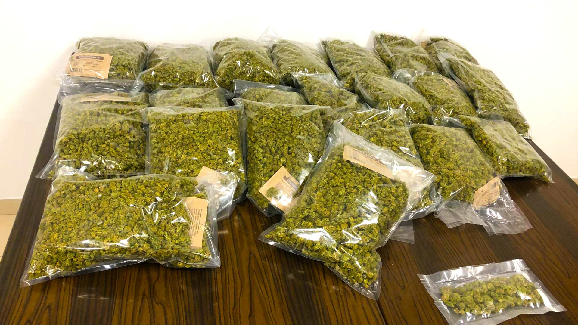 Olbia: sequestrati 12 kg marijuana in zona industriale